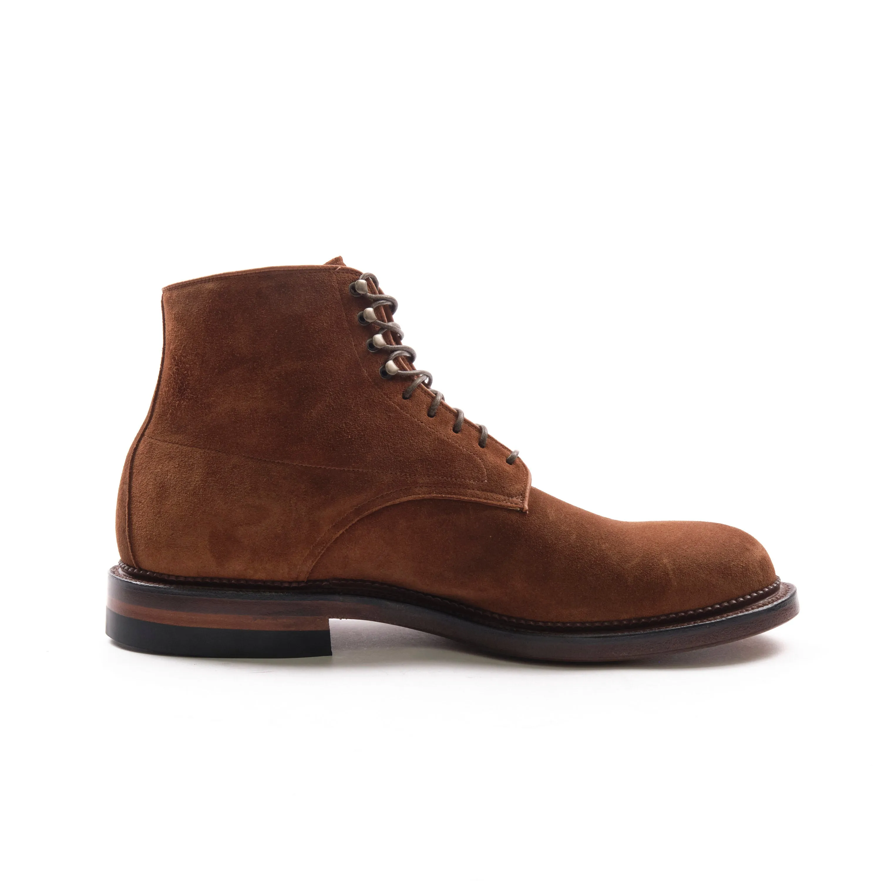 VIBERG 1940 NAVVY BOOT - CHESTNUT JANUS CALF SUEDE sold by Freenote Cloth product image thumbnail 5