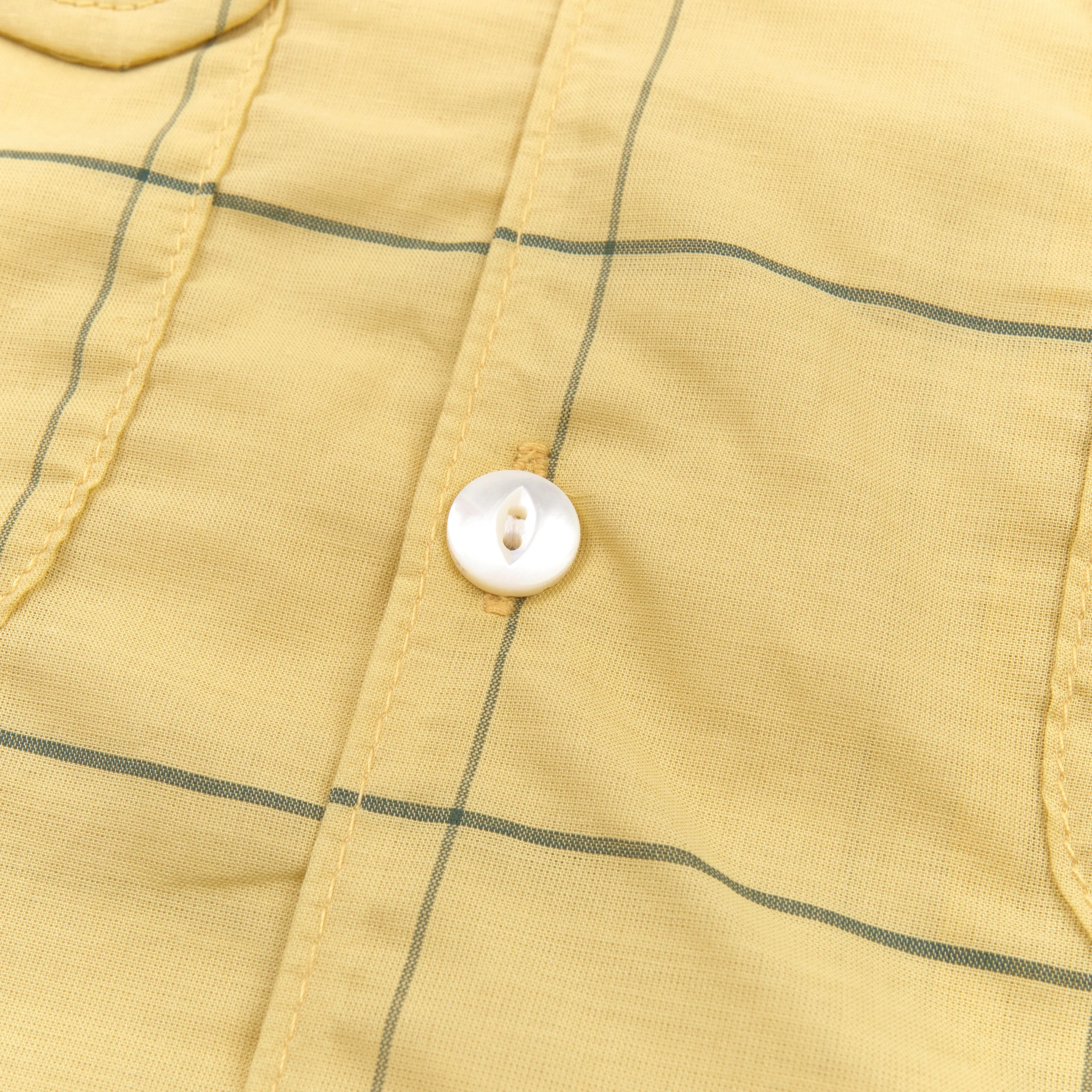 Dean Double Pocket Yellow Check sold by Freenote Cloth product image thumbnail 4