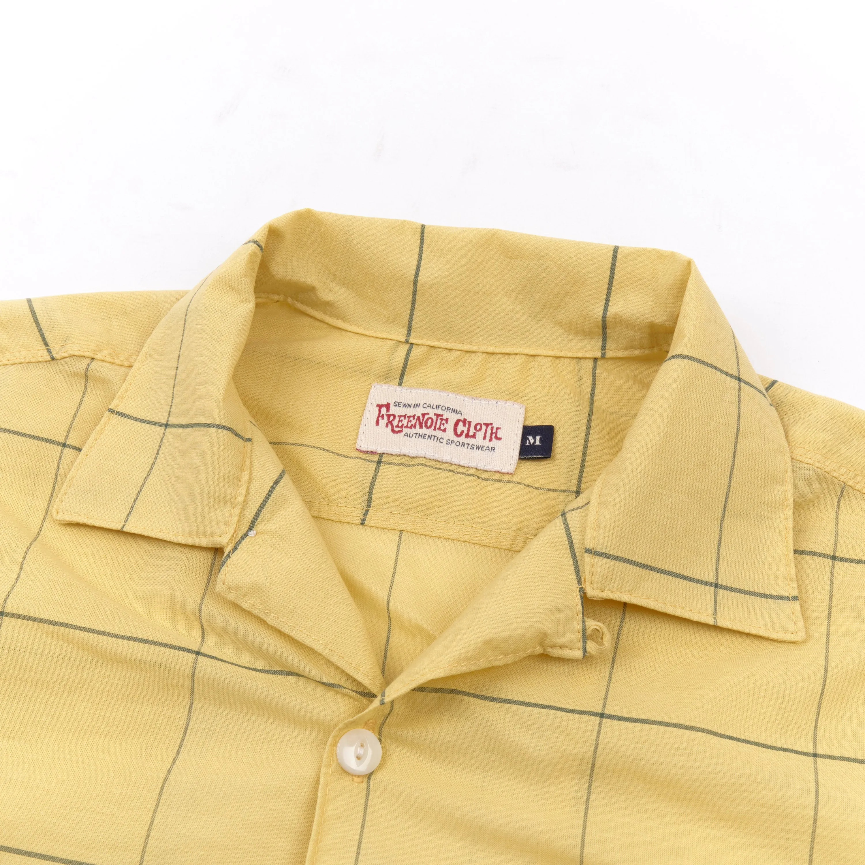 Dean Double Pocket Yellow Check sold by Freenote Cloth product image thumbnail 2