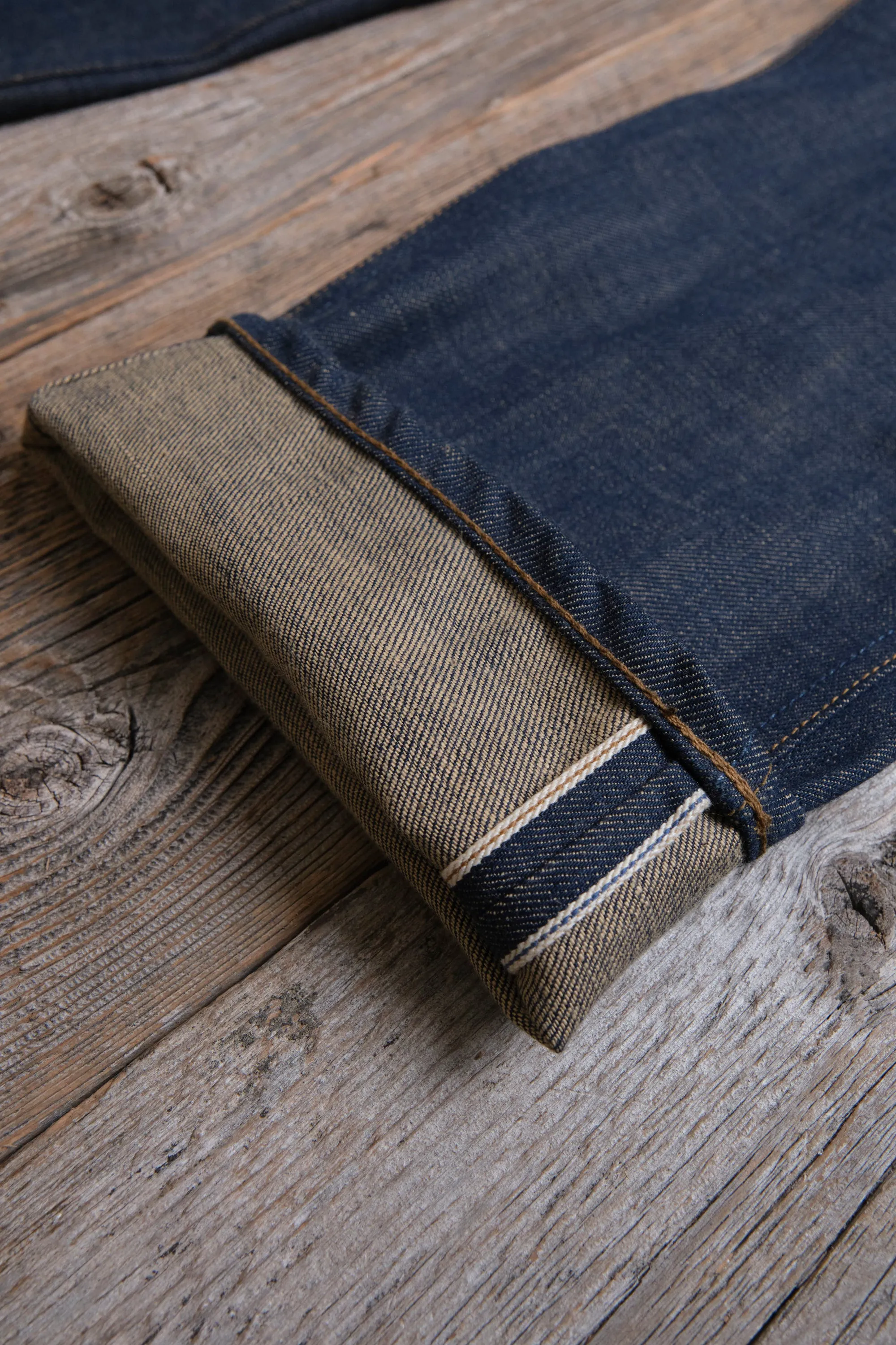 Wilkes Western 13 Ounce Natural Indigo Denim sold by Freenote Cloth product image thumbnail 5