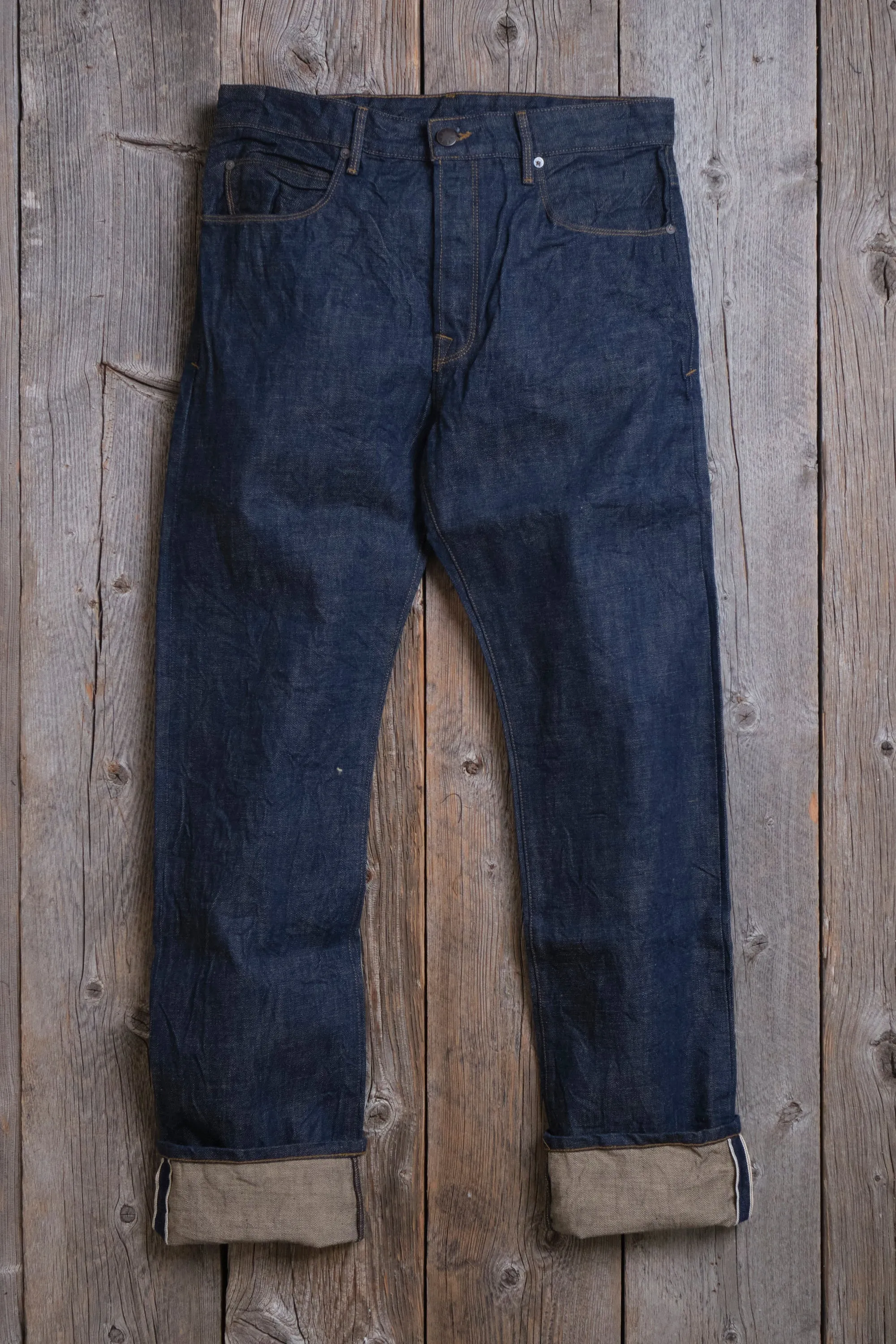 Belford Straight 13 Ounce Natural Rinsed Denim sold by Freenote Cloth product image thumbnail 5