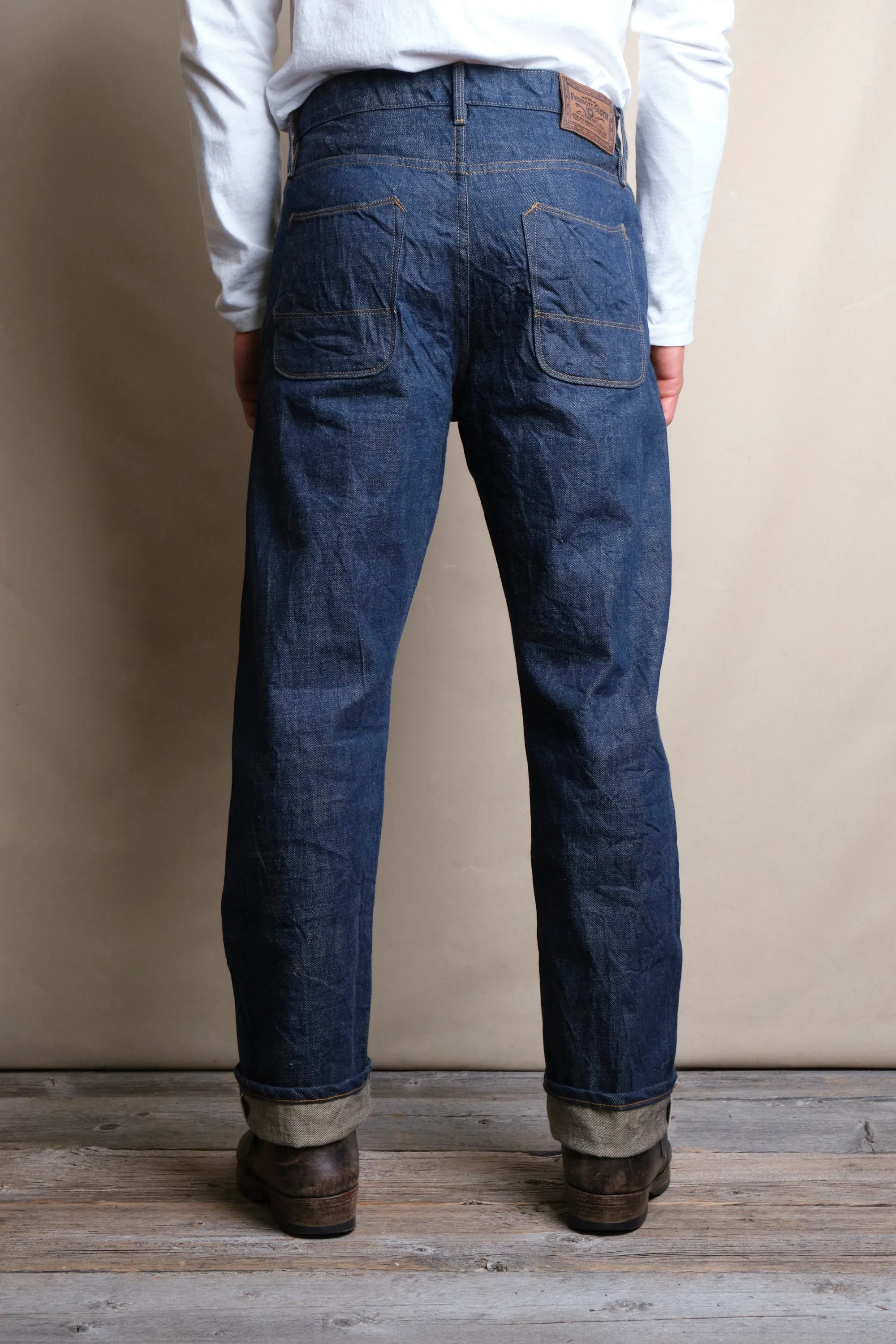 Belford Straight 13 Ounce Natural Rinsed Denim sold by Freenote Cloth product image thumbnail 4