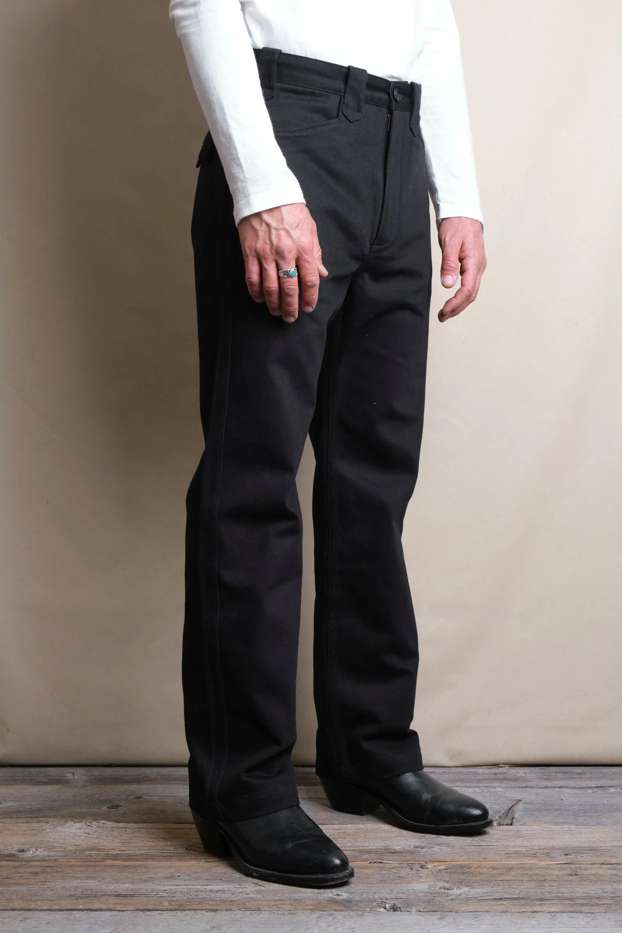 Duster Pant Black sold by Freenote Cloth product image thumbnail 2
