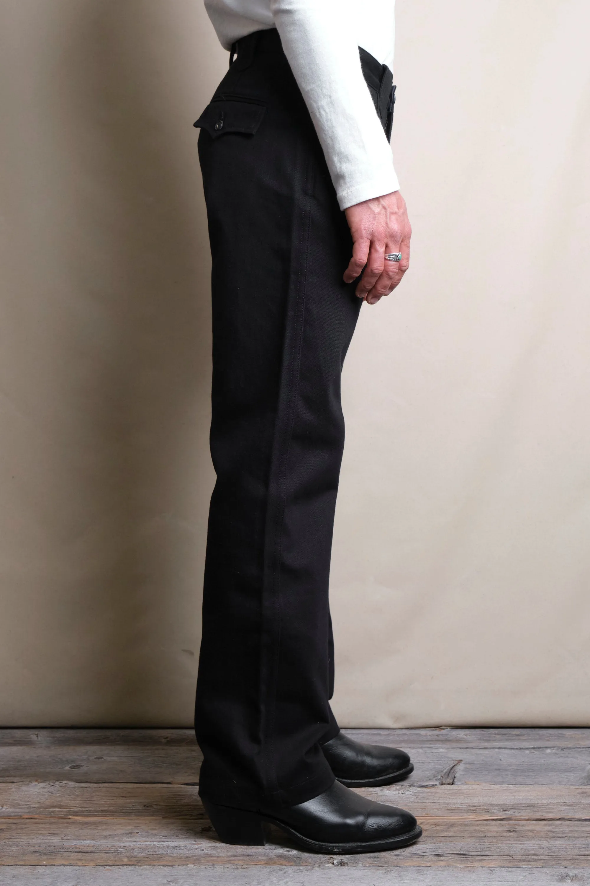 Duster Pant Black sold by Freenote Cloth product image thumbnail 3