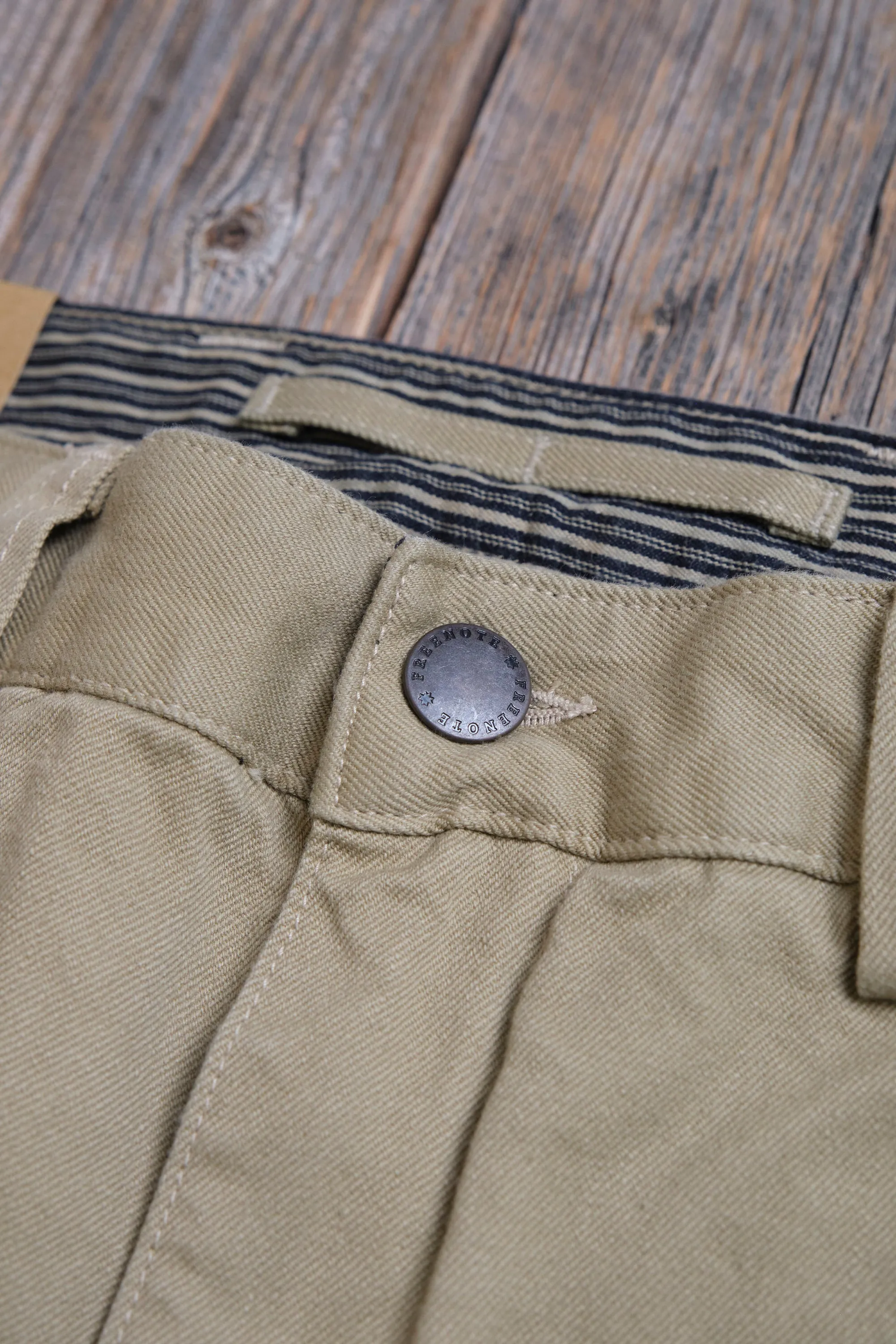 Shifter Pant 9 Ounce Khaki Twill sold by Freenote Cloth product image thumbnail 5