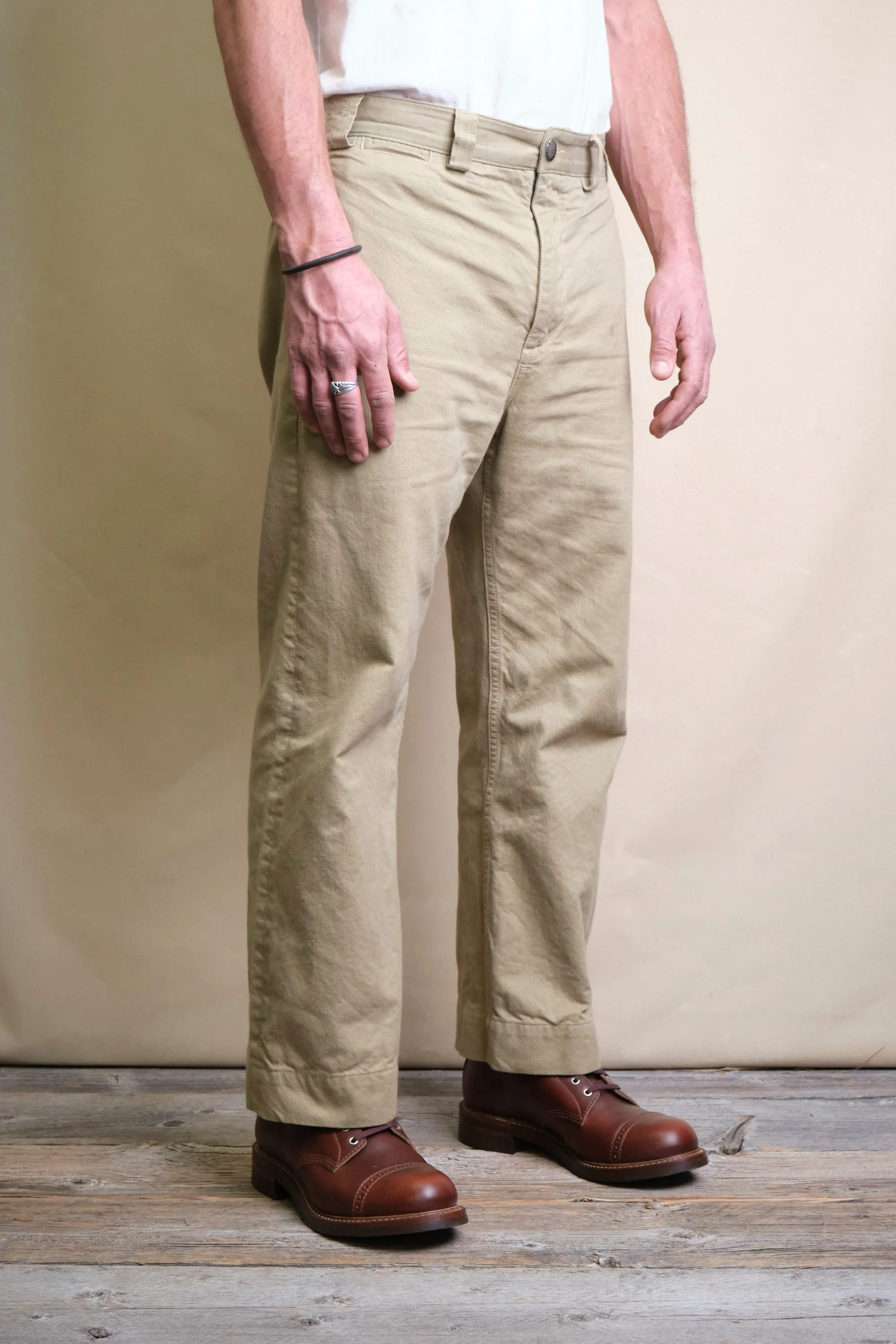 Shifter Pant 9 Ounce Khaki Twill sold by Freenote Cloth product image thumbnail 2