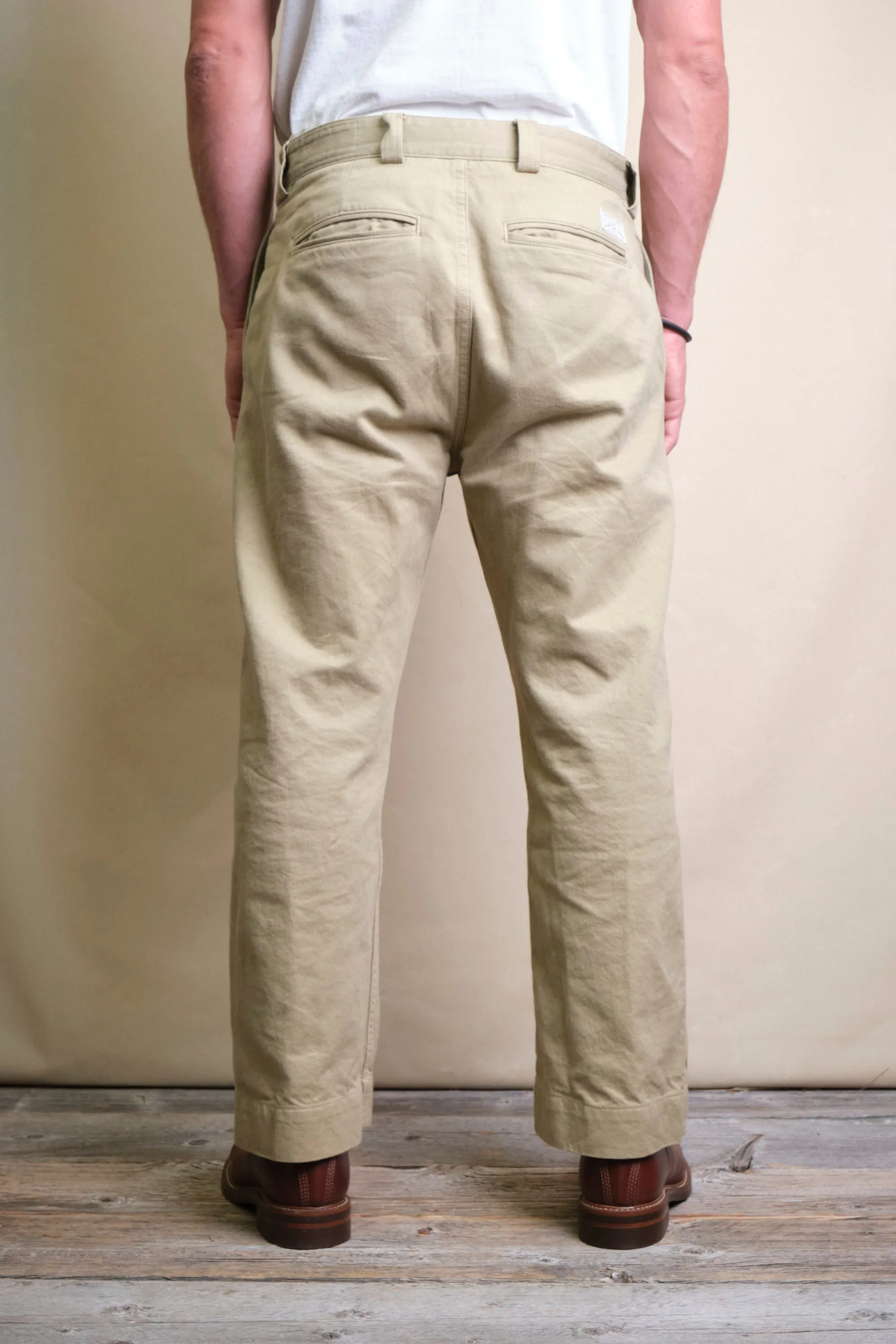 Shifter Pant 9 Ounce Khaki Twill sold by Freenote Cloth product image thumbnail 4