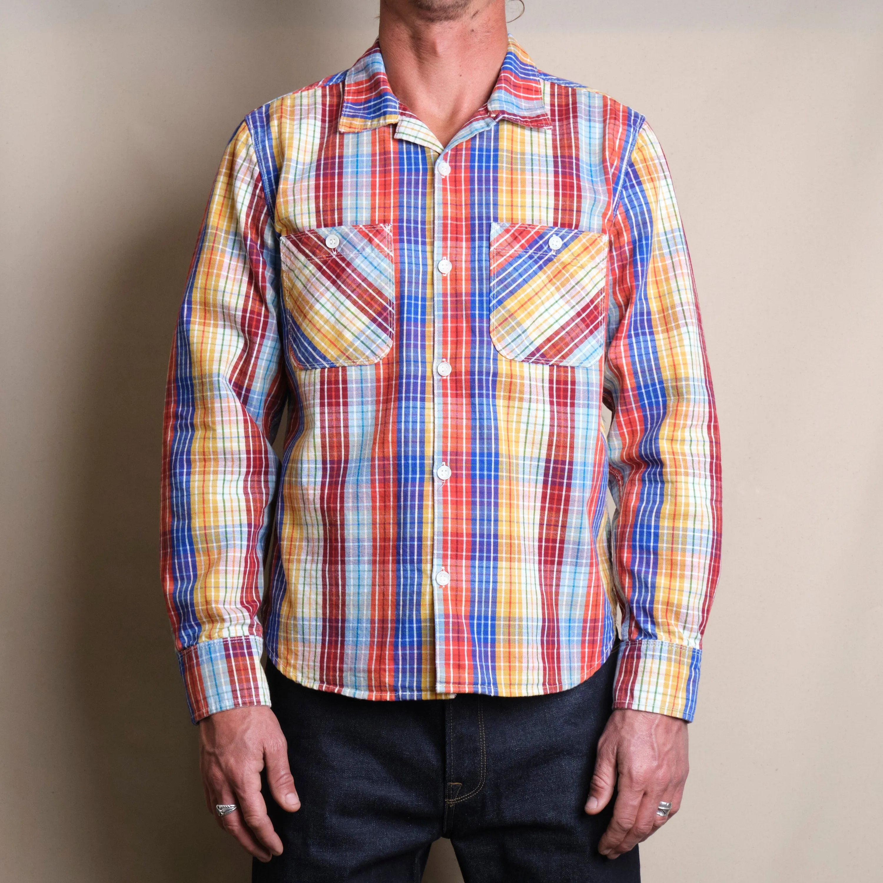 Dayton LS Sunburst Plaid sold by Freenote Cloth product image thumbnail 2