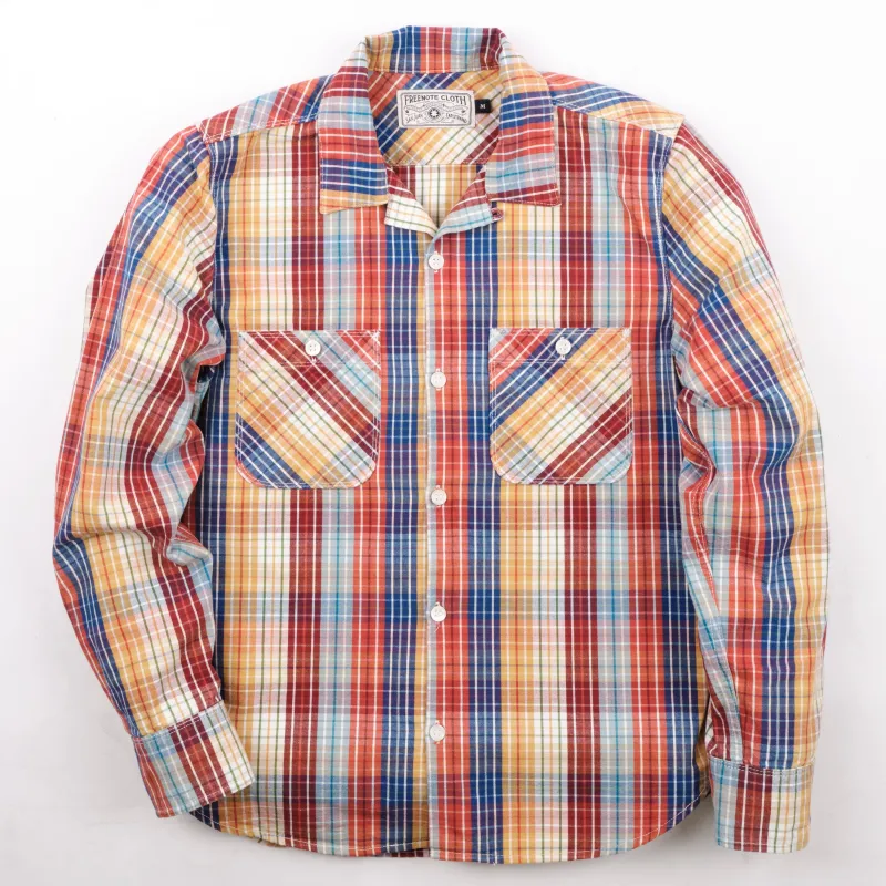 Dayton LS Sunburst Plaid sold by Freenote Cloth