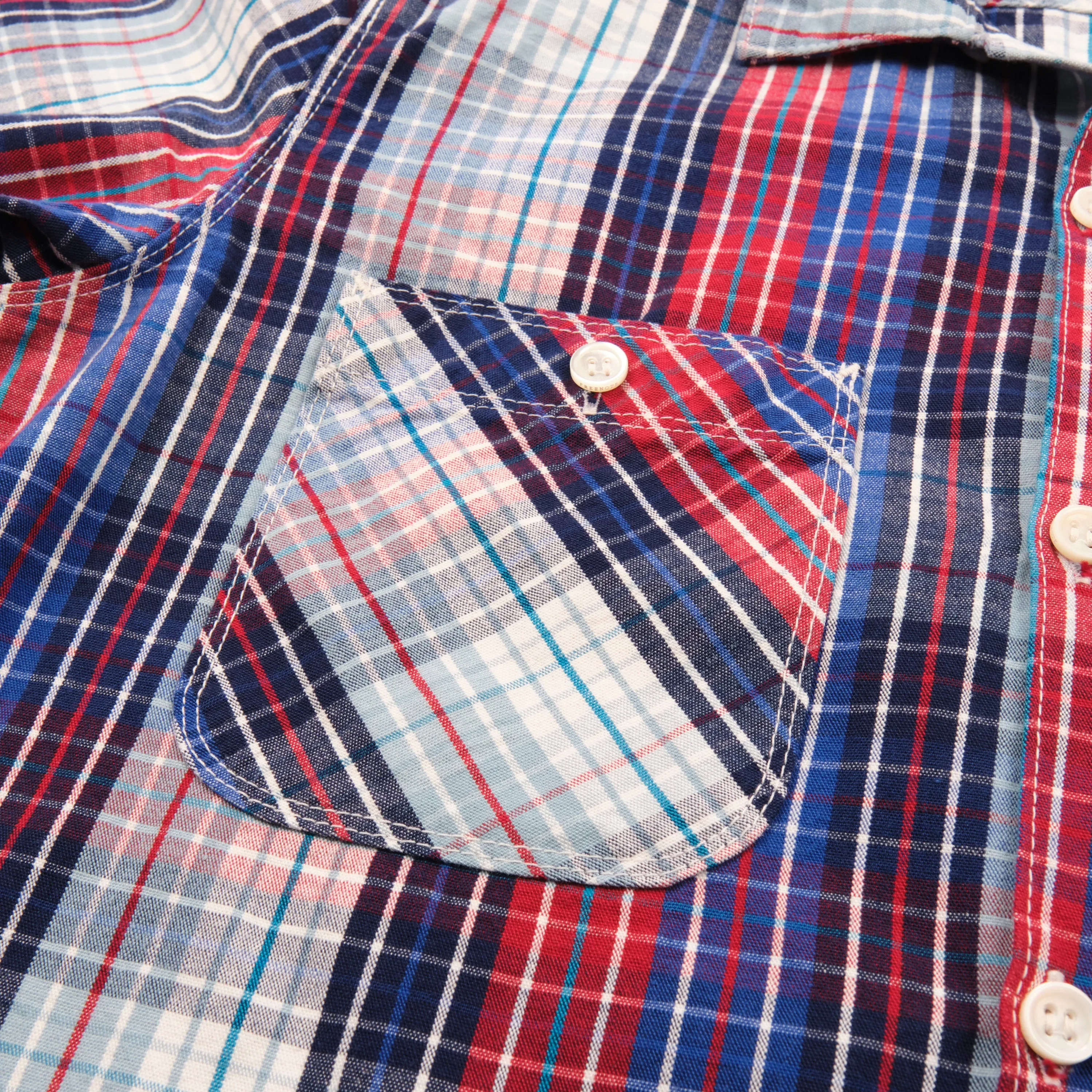 Dayton LS Bonneville Blue Plaid sold by Freenote Cloth product image thumbnail 4