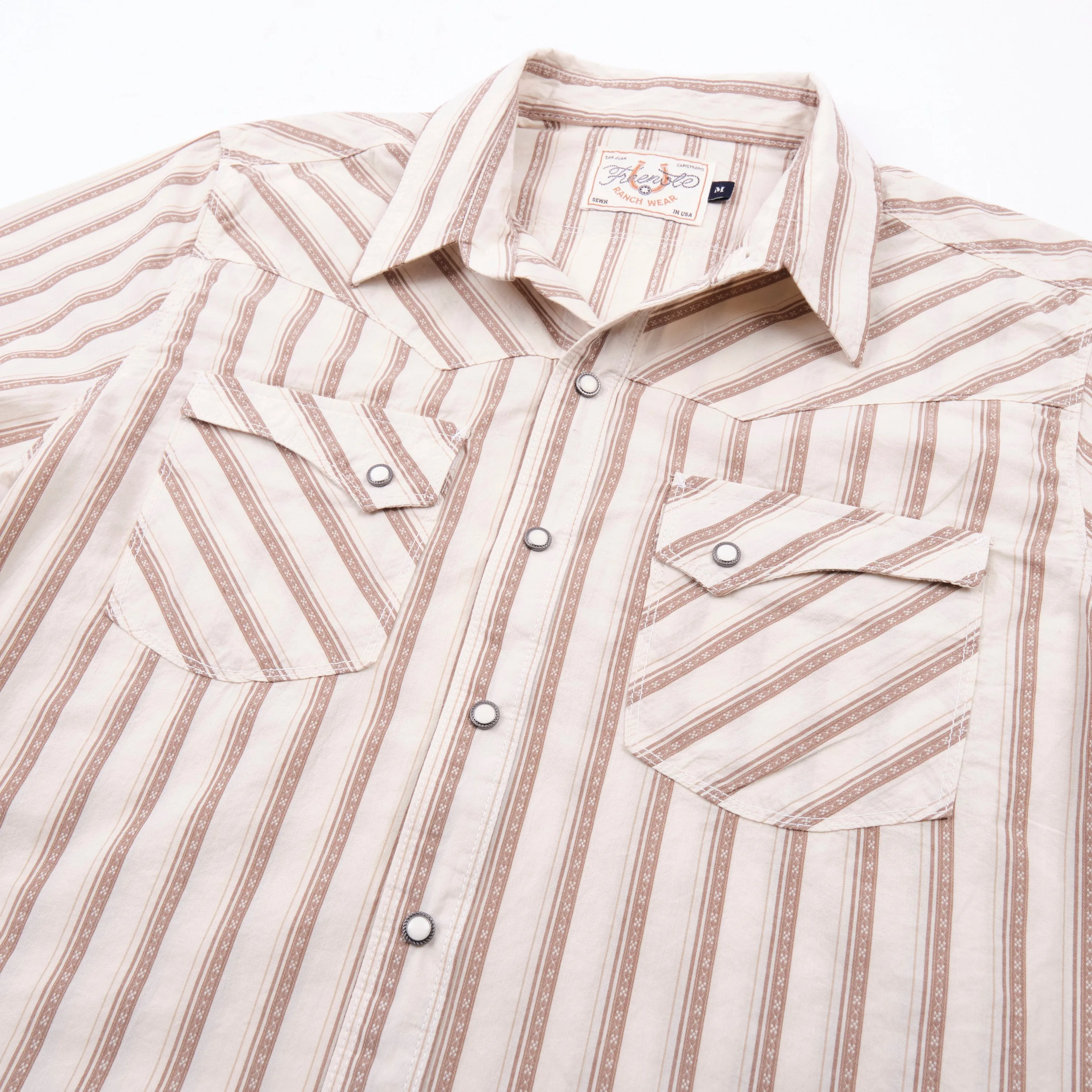 Calico S/S Brown Stripe sold by Freenote Cloth product image thumbnail 3