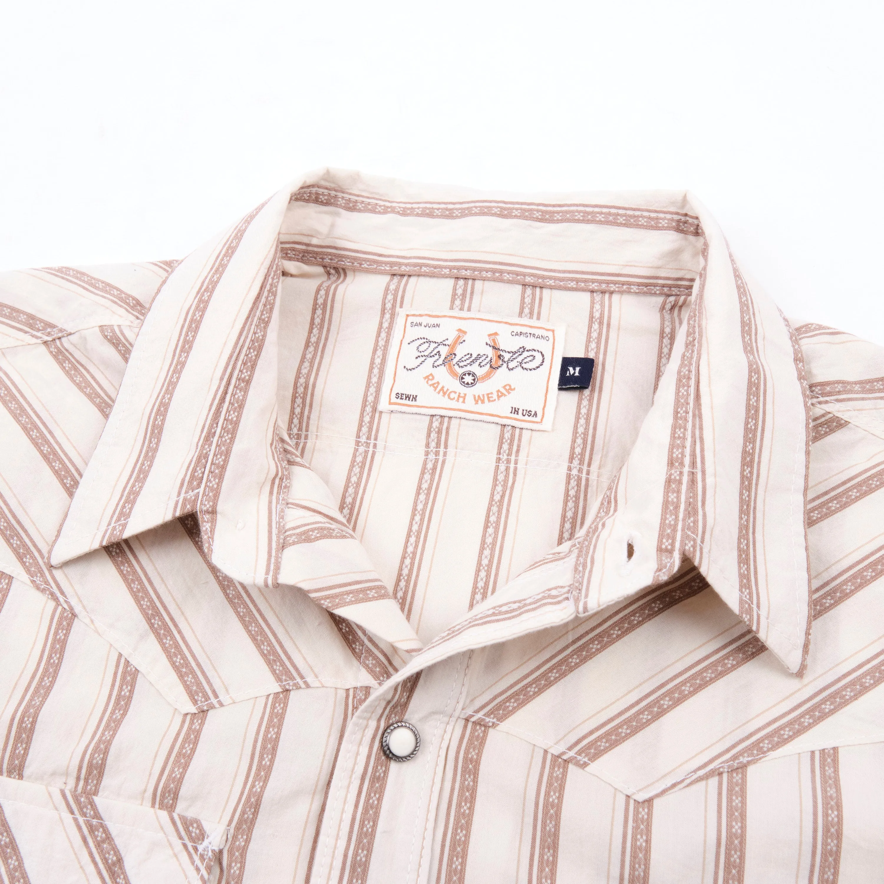 Calico S/S Brown Stripe sold by Freenote Cloth product image thumbnail 2