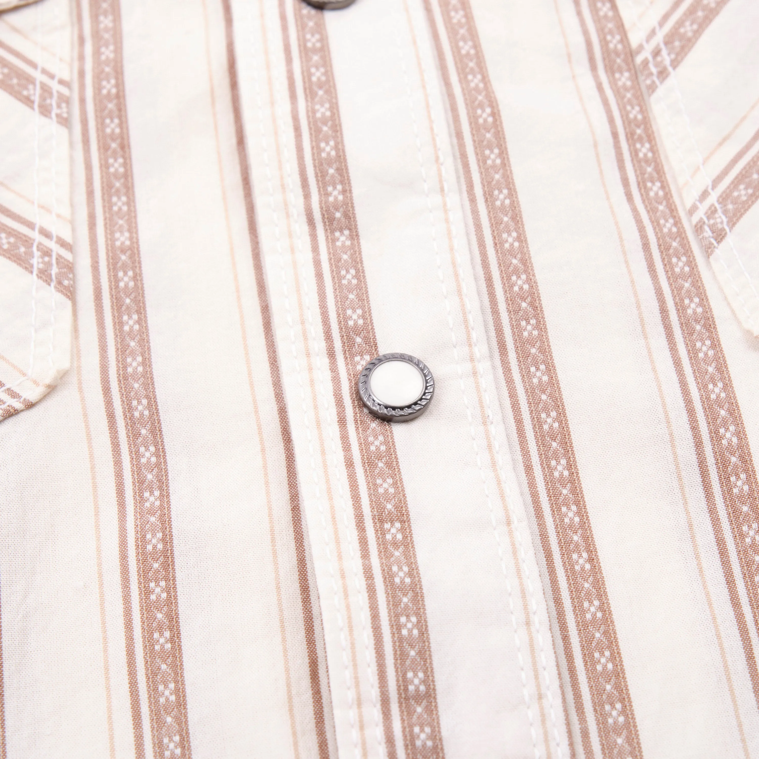 Calico Brown Stripe sold by Freenote Cloth product image thumbnail 5