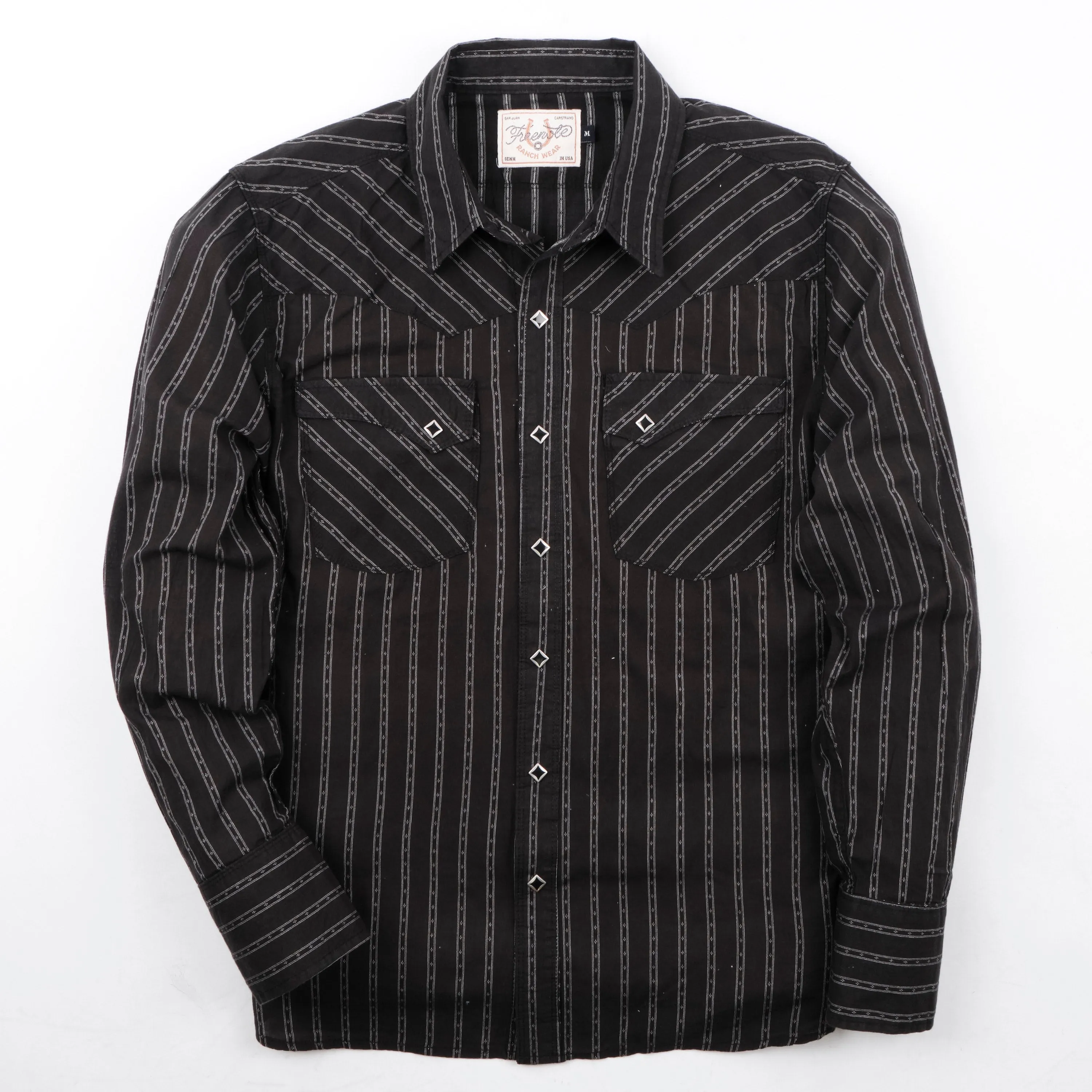 Calico Black Stripe sold by Freenote Cloth