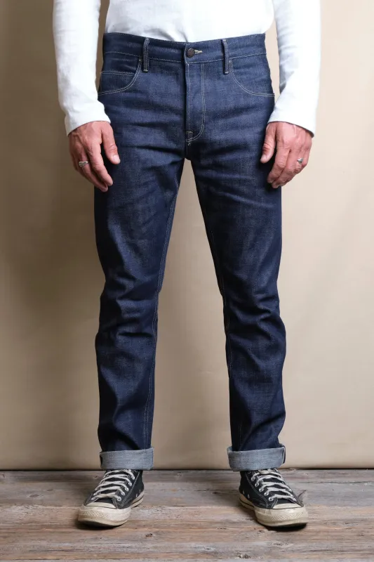 Avila Slim Taper 11 Ounce Memphis Blue Denim sold by Freenote Cloth