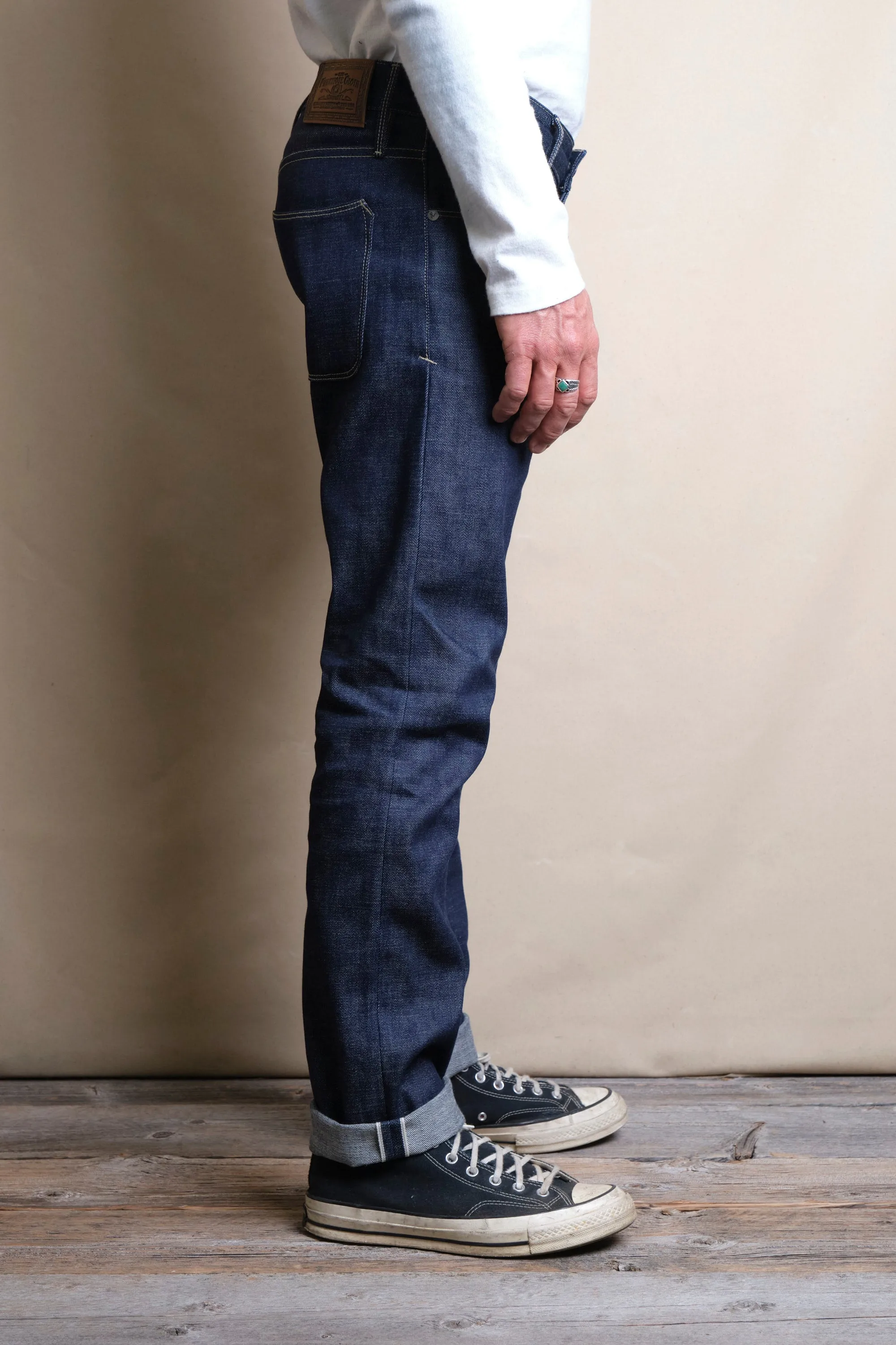 Avila Slim Taper 11 Ounce Memphis Blue Denim sold by Freenote Cloth product image thumbnail 4