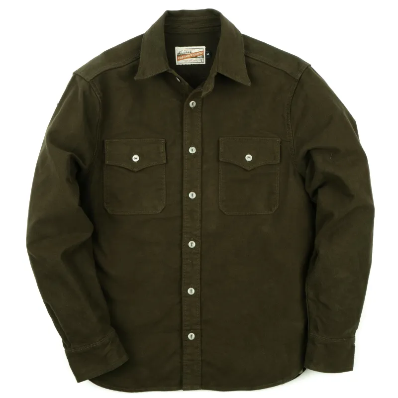 Scout Moleskin Olive sold by Freenote Cloth