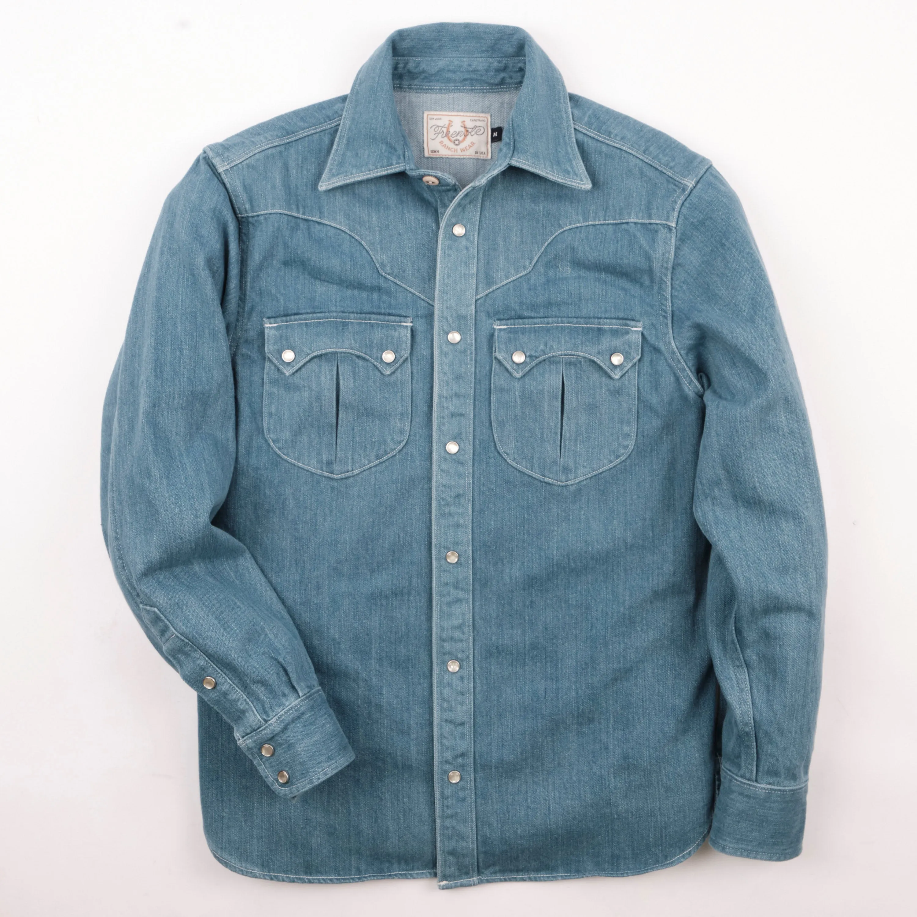 Sinclair Bleached Denim sold by Freenote Cloth