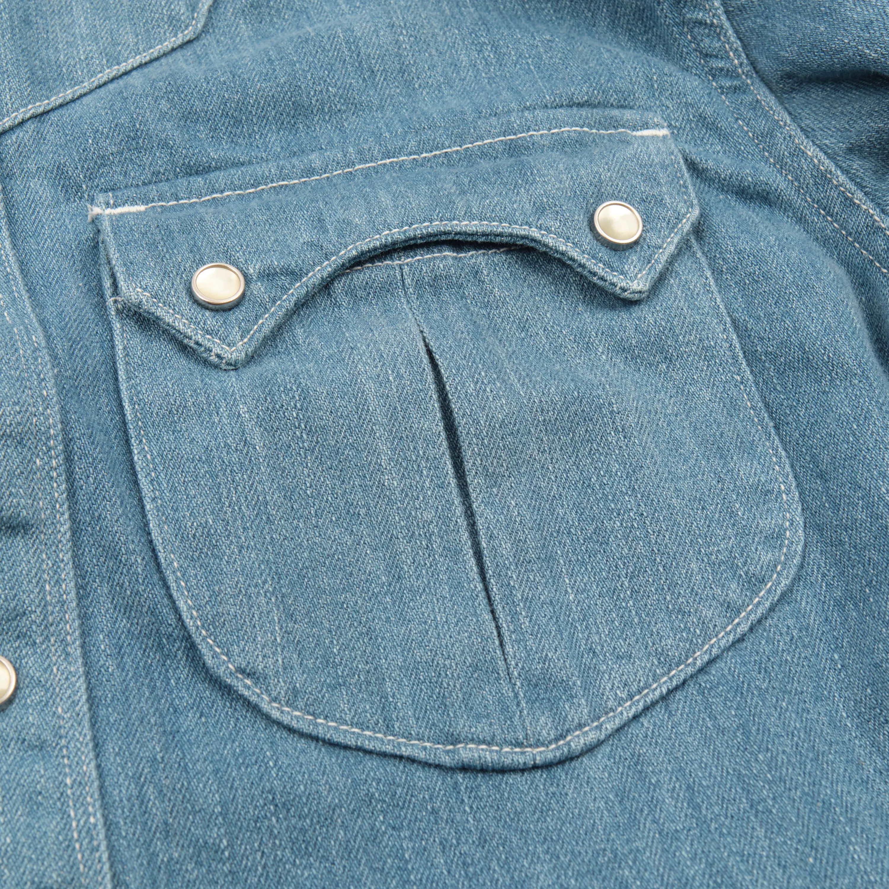 Sinclair Bleached Denim sold by Freenote Cloth product image thumbnail 3