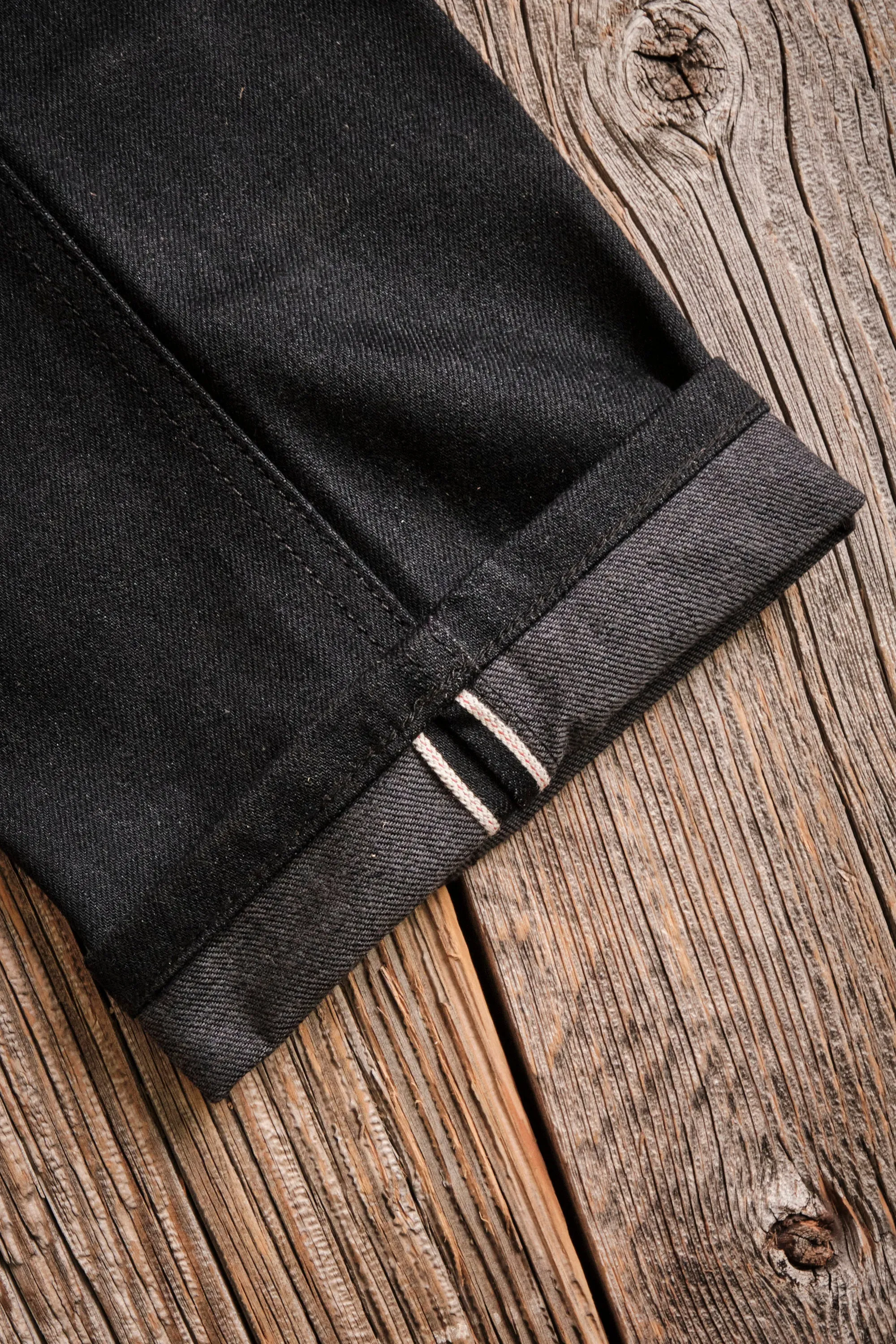 Rios <span>Raw 14.25 oz Black Grey Japanese Denim</span> sold by Freenote Cloth product image thumbnail 2