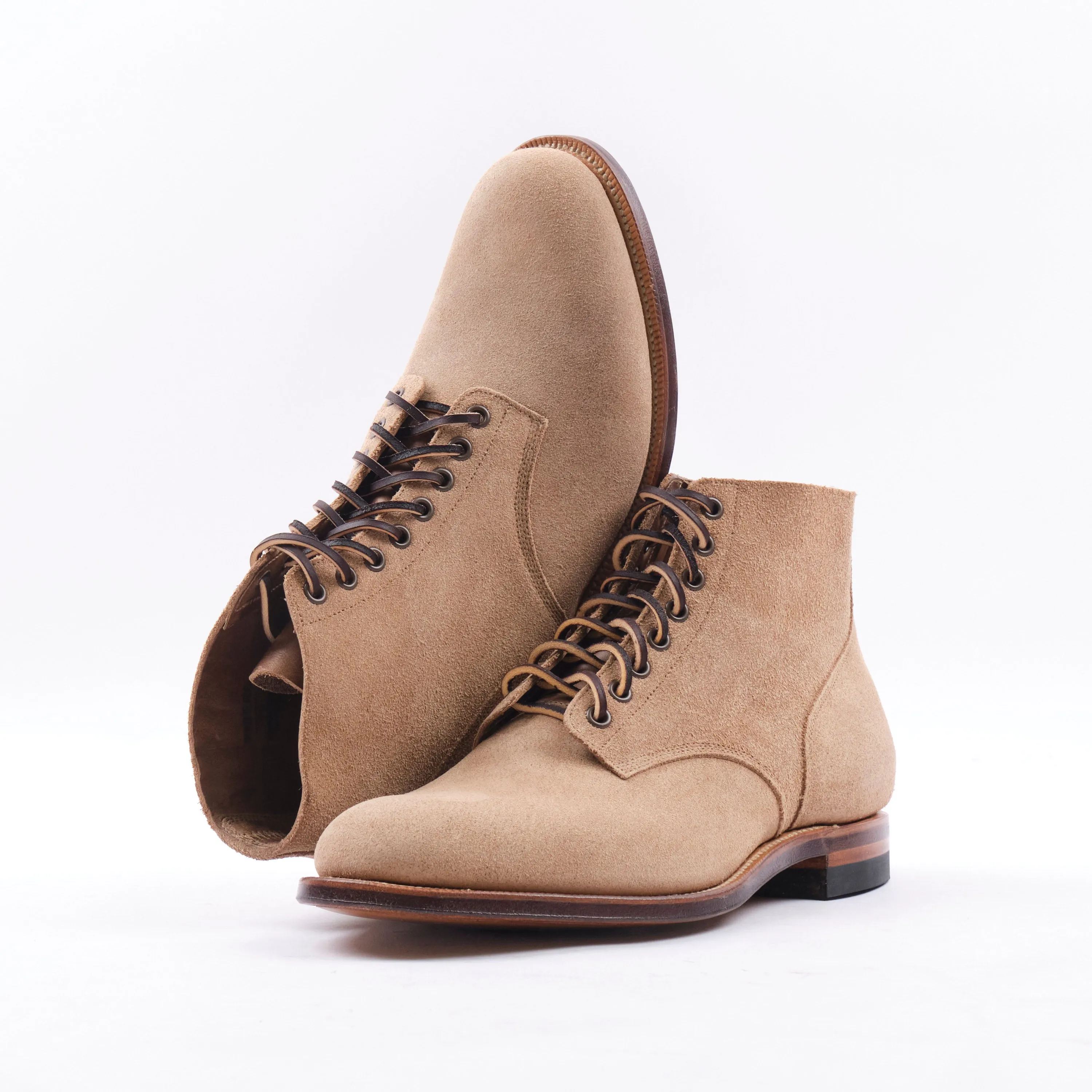VIBERG 1940 N1 BOOT - MARINE FIELD SHOE NATURAL ROUGHOUT sold by Freenote Cloth product image thumbnail 2