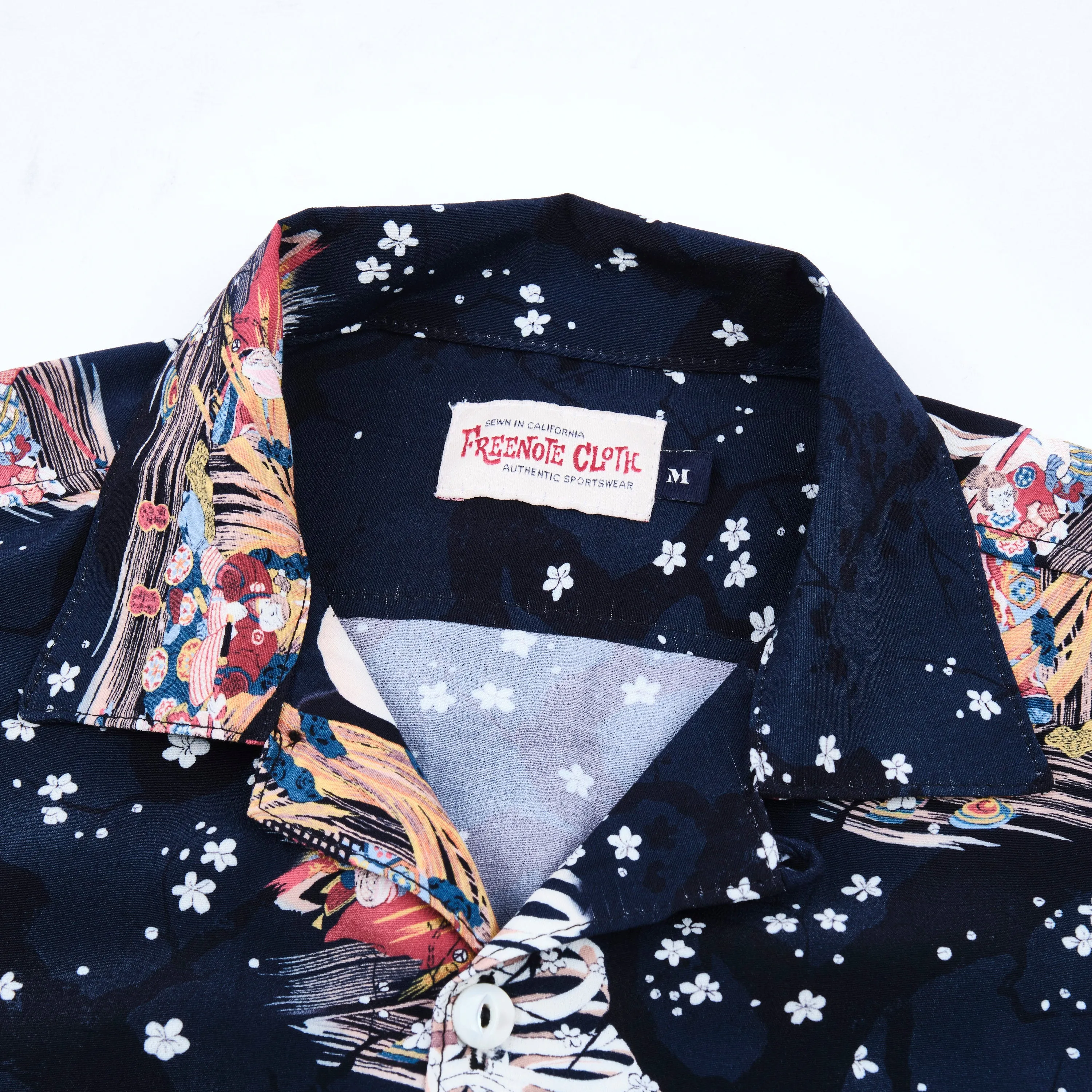 Hawaiian Navy Skeleton sold by Freenote Cloth product image thumbnail 2