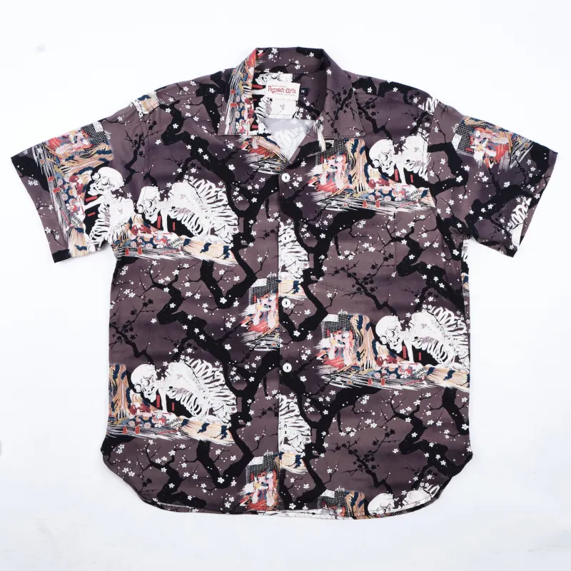 Hawaiian Charcoal Skeleton sold by Freenote Cloth