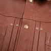 Riders Jacket Tobacco Horsehide sold by Freenote Cloth