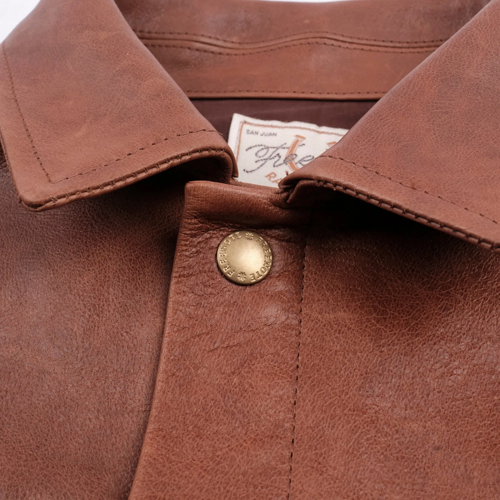 Riders Jacket Tobacco Horsehide sold by Freenote Cloth product image thumbnail 4