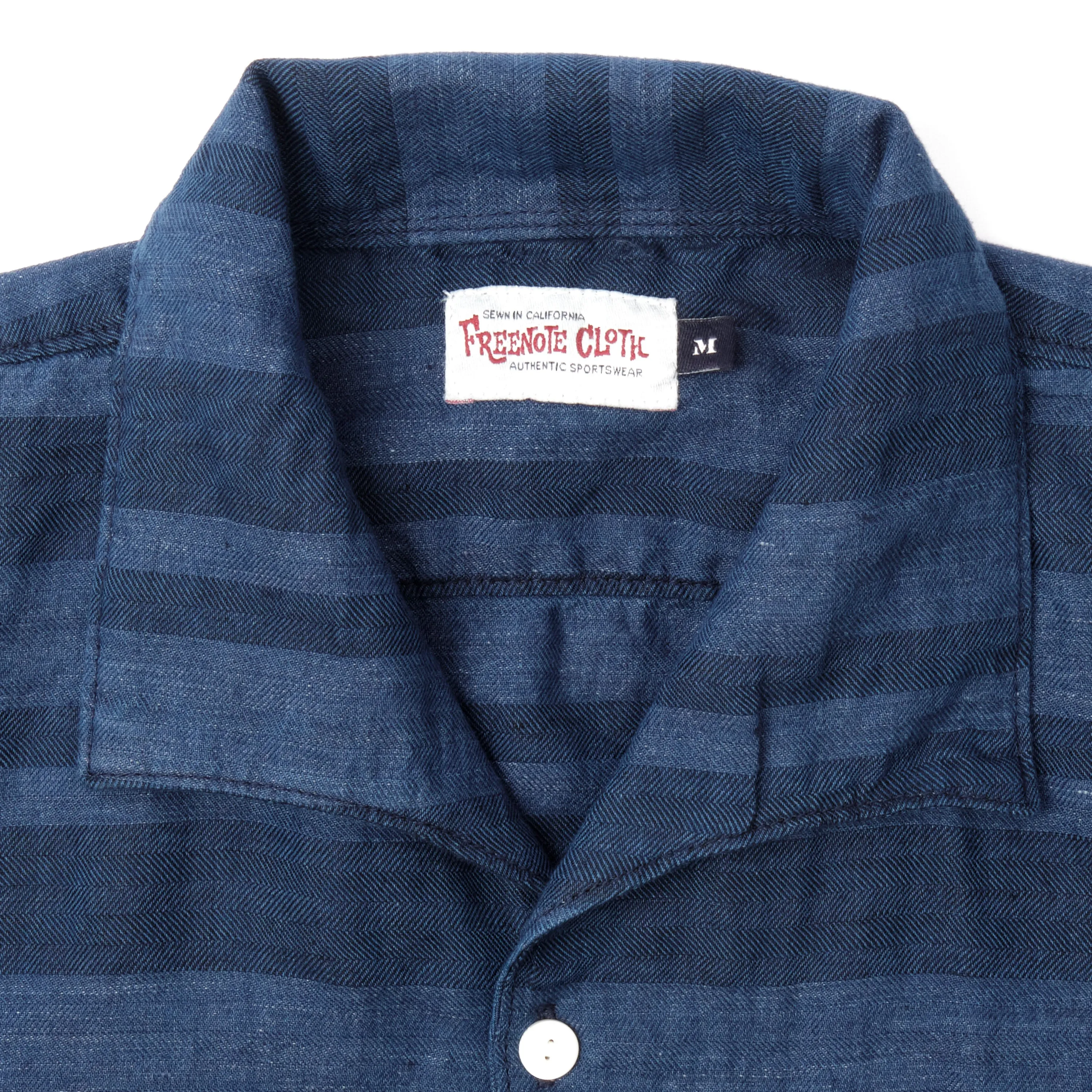 Cayucos Indigo Stripe sold by Freenote Cloth product image thumbnail 3