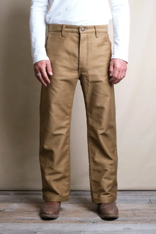Benton Pant Khaki sold by Freenote Cloth