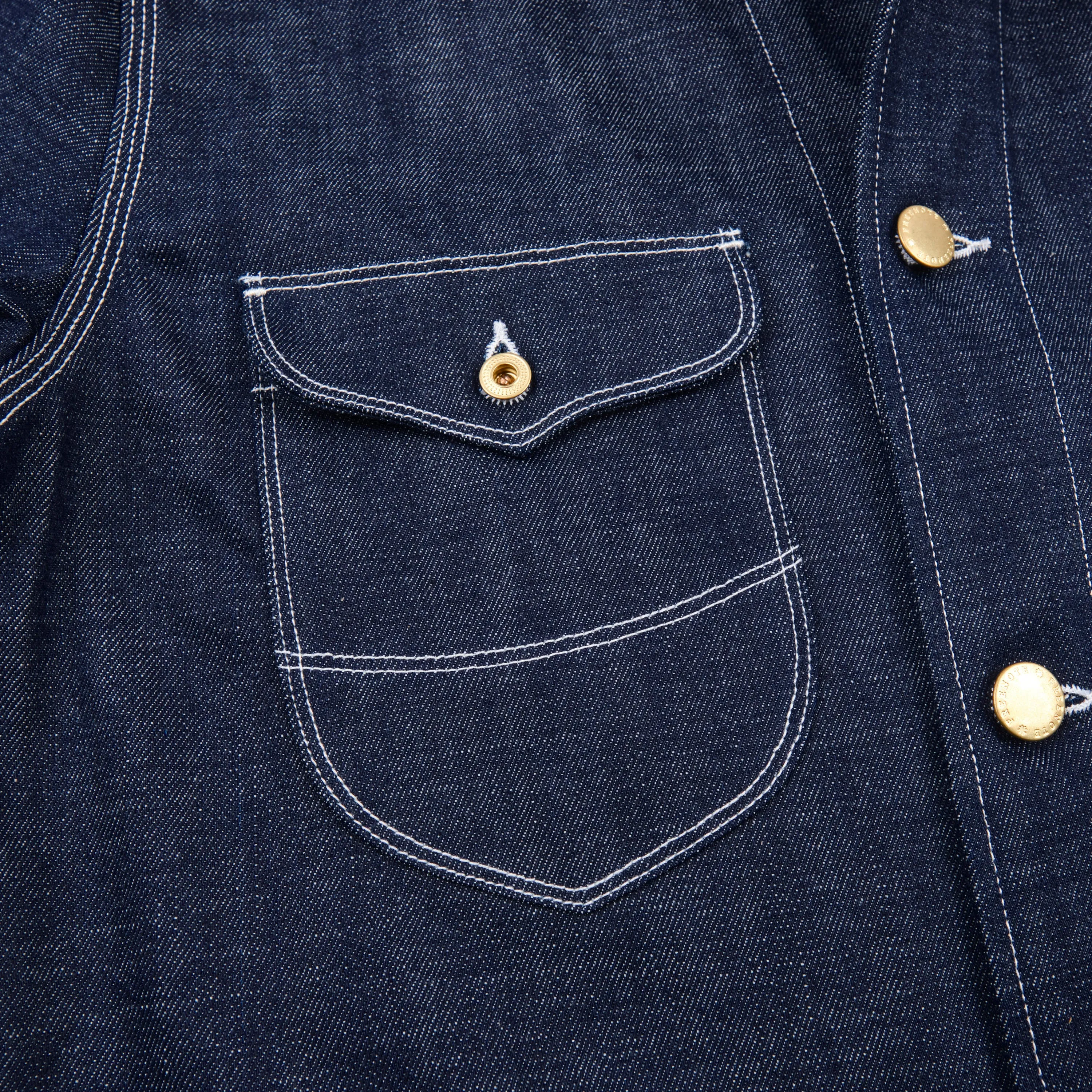 Modesto Jacket 11 Ounce Memphis Blue sold by Freenote Cloth product image thumbnail 5