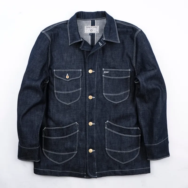 Modesto Jacket 11 Ounce Memphis Blue sold by Freenote Cloth