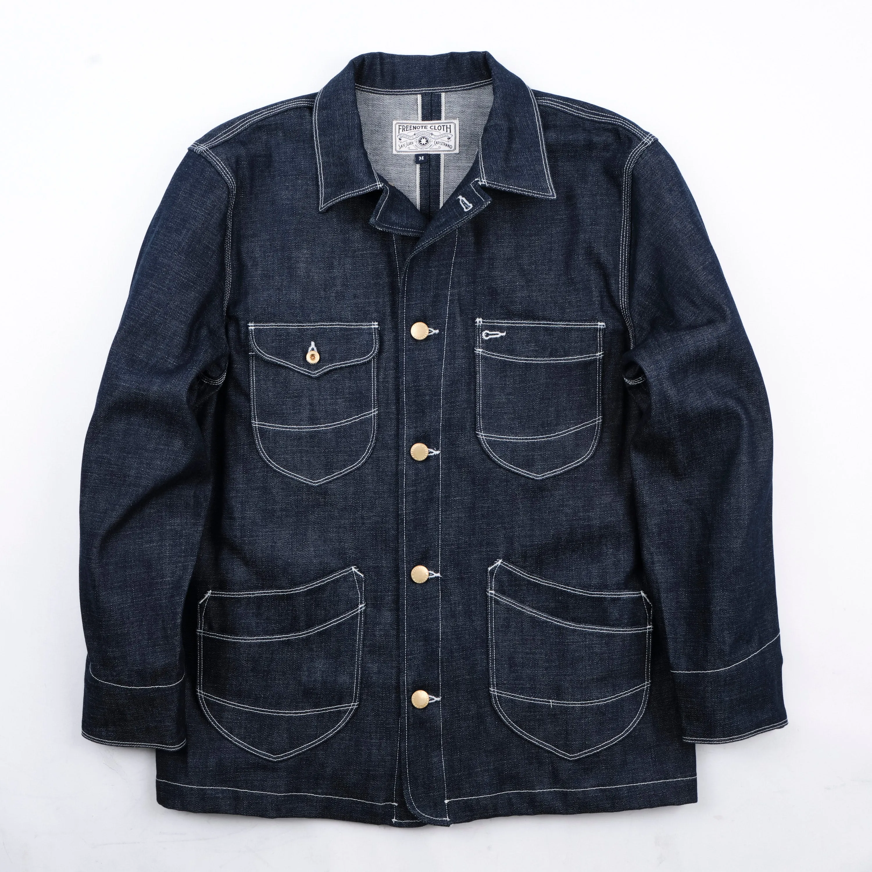 Modesto Jacket 11 Ounce Memphis Blue sold by Freenote Cloth