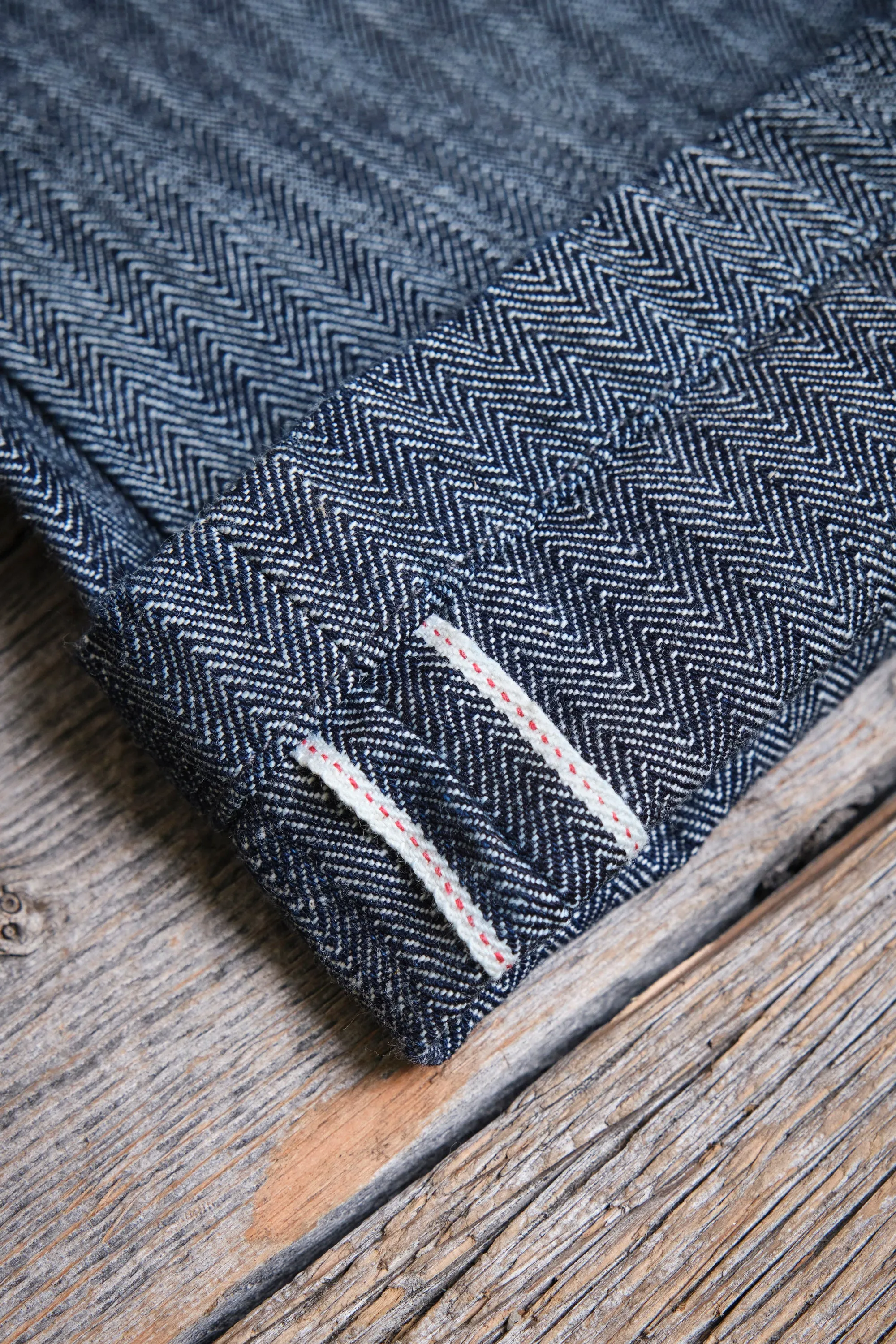 Ortega Pant 13 Ounce Grey Herringbone sold by Freenote Cloth product image thumbnail 2