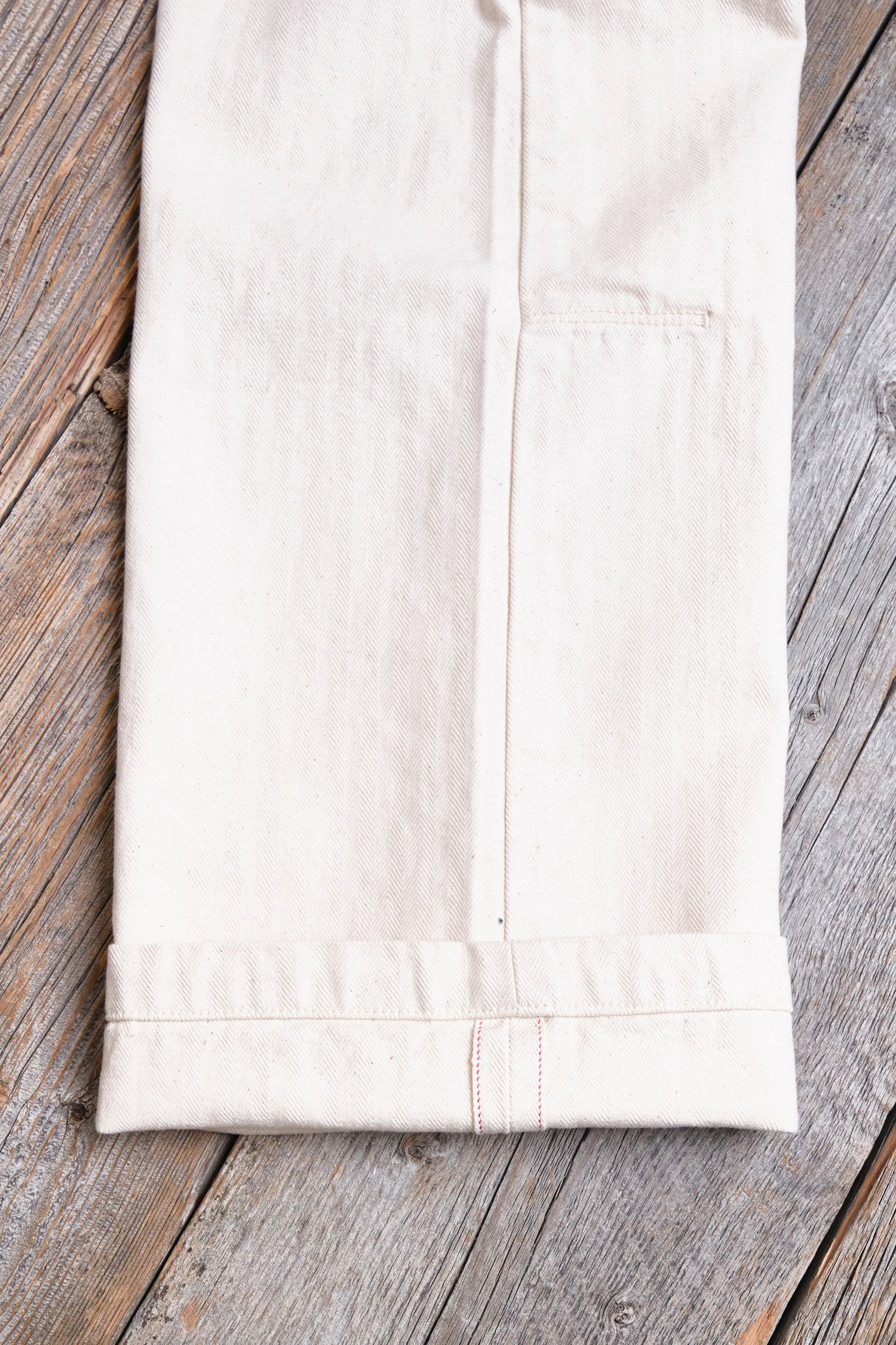 Ortega Pant 13 Ounce Natural Herringbone sold by Freenote Cloth product image thumbnail 2