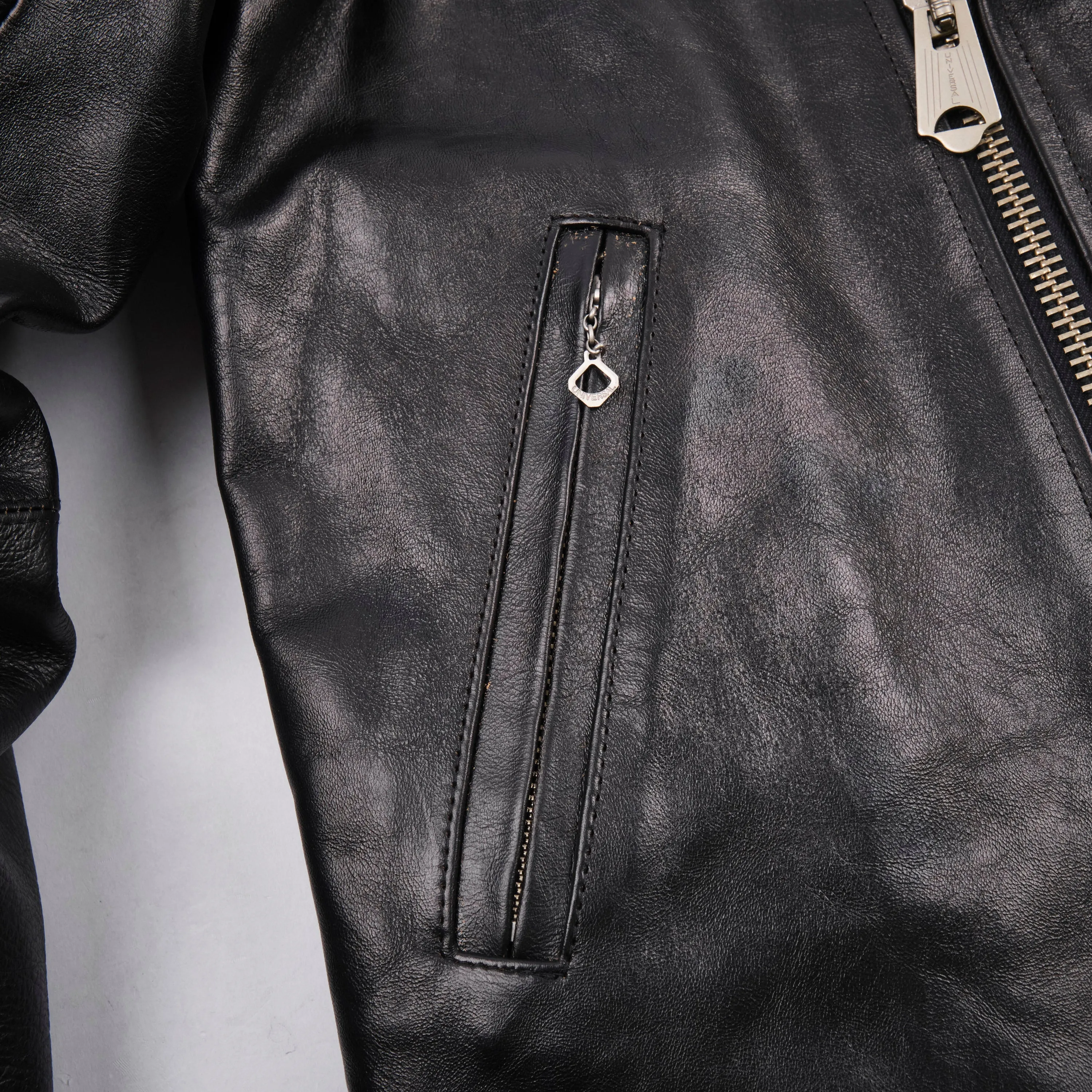 Mooch Moto Jacket Maryam Tannery Black Magic Horsehide V2 sold by Freenote Cloth product image thumbnail 5