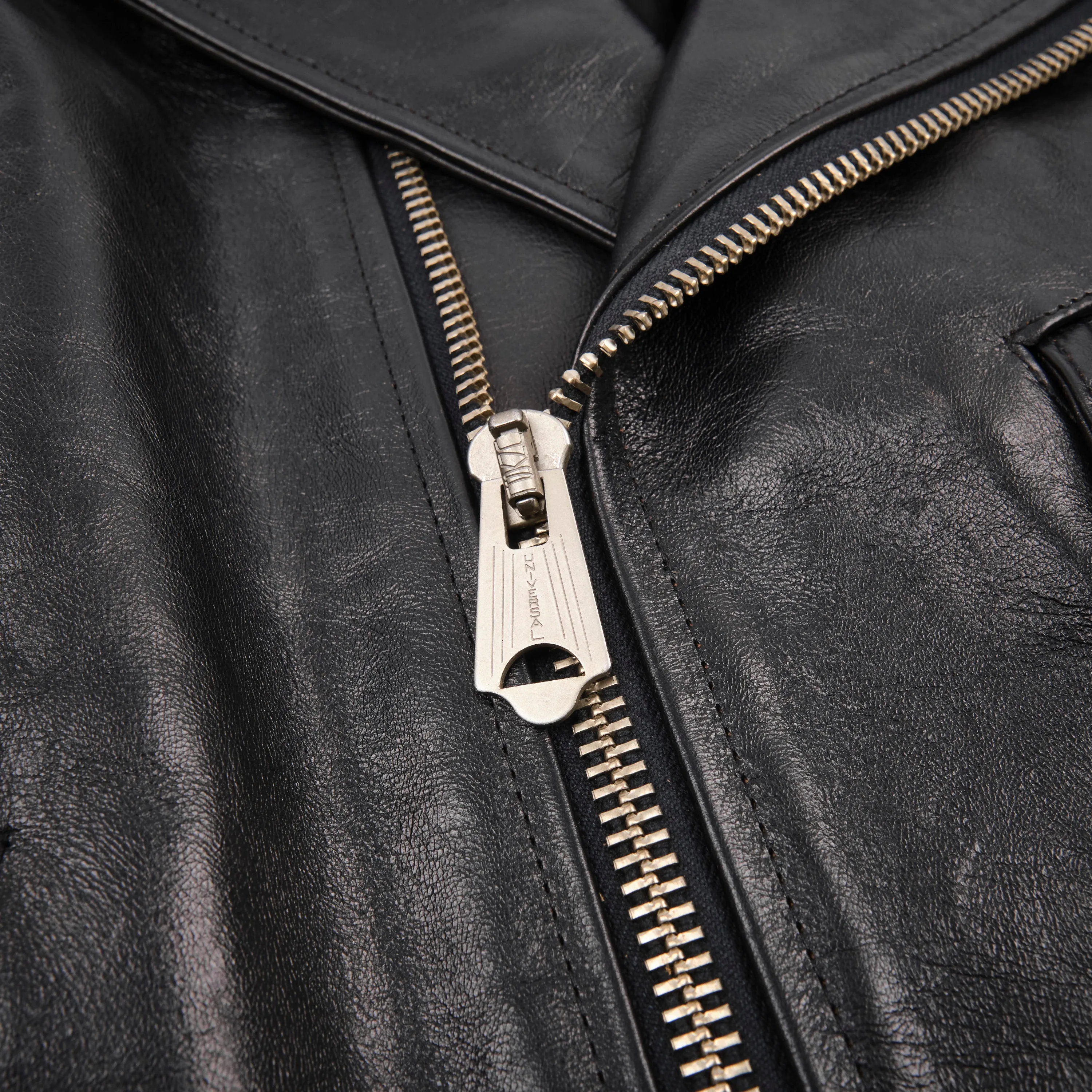 Mooch Moto Jacket Maryam Tannery Black Magic Horsehide V2 sold by Freenote Cloth product image thumbnail 4