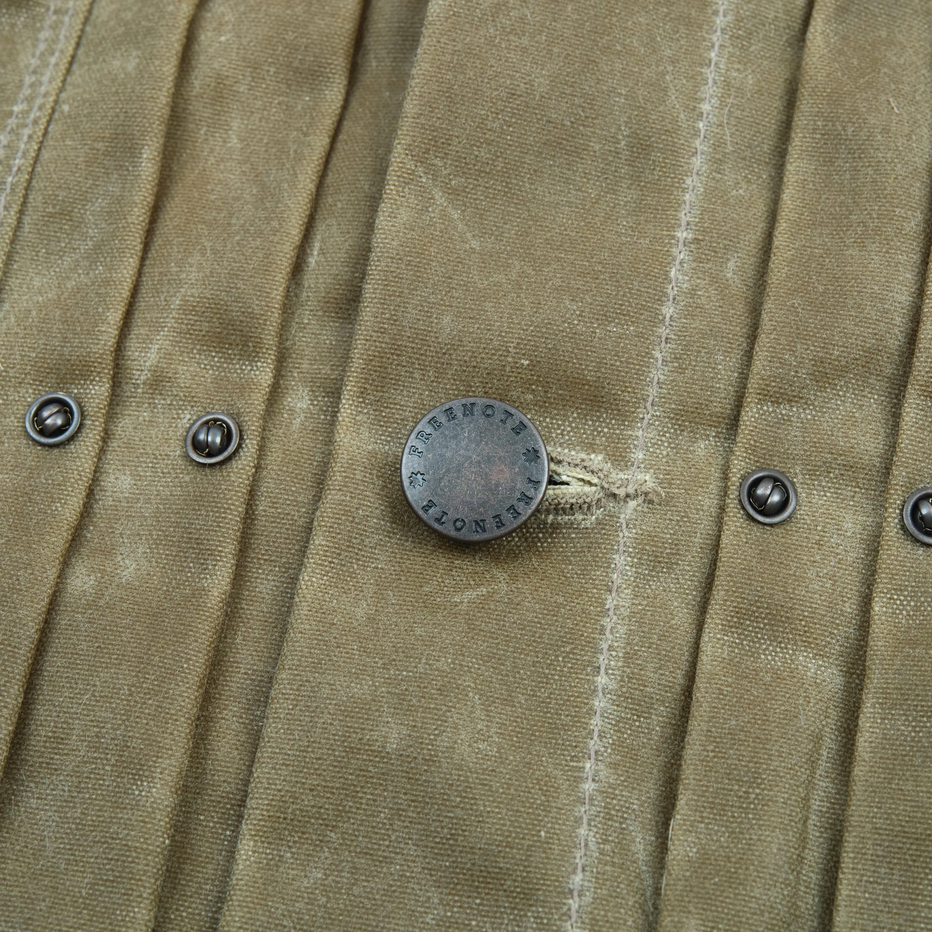 Riders Jacket Waxed Canvas Tobacco Purple Interior sold by Freenote Cloth product image thumbnail 4