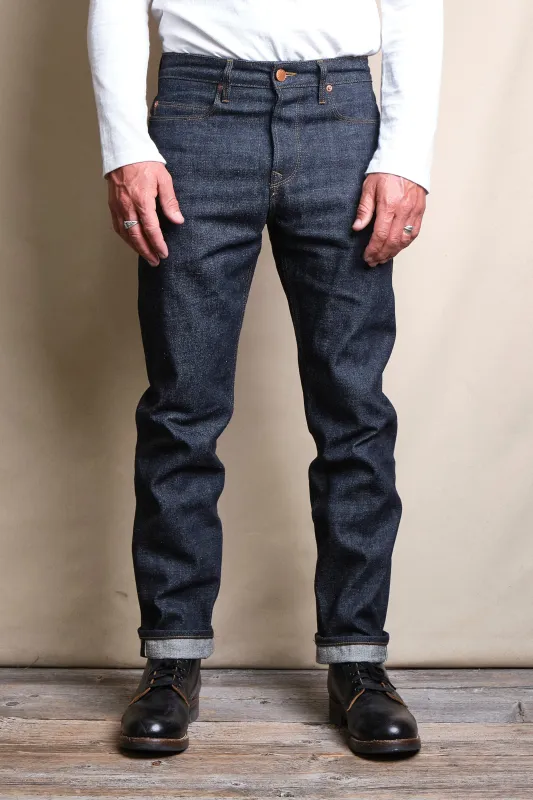 Portola Classic Taper 16 Ounce Indigo Denim sold by Freenote Cloth