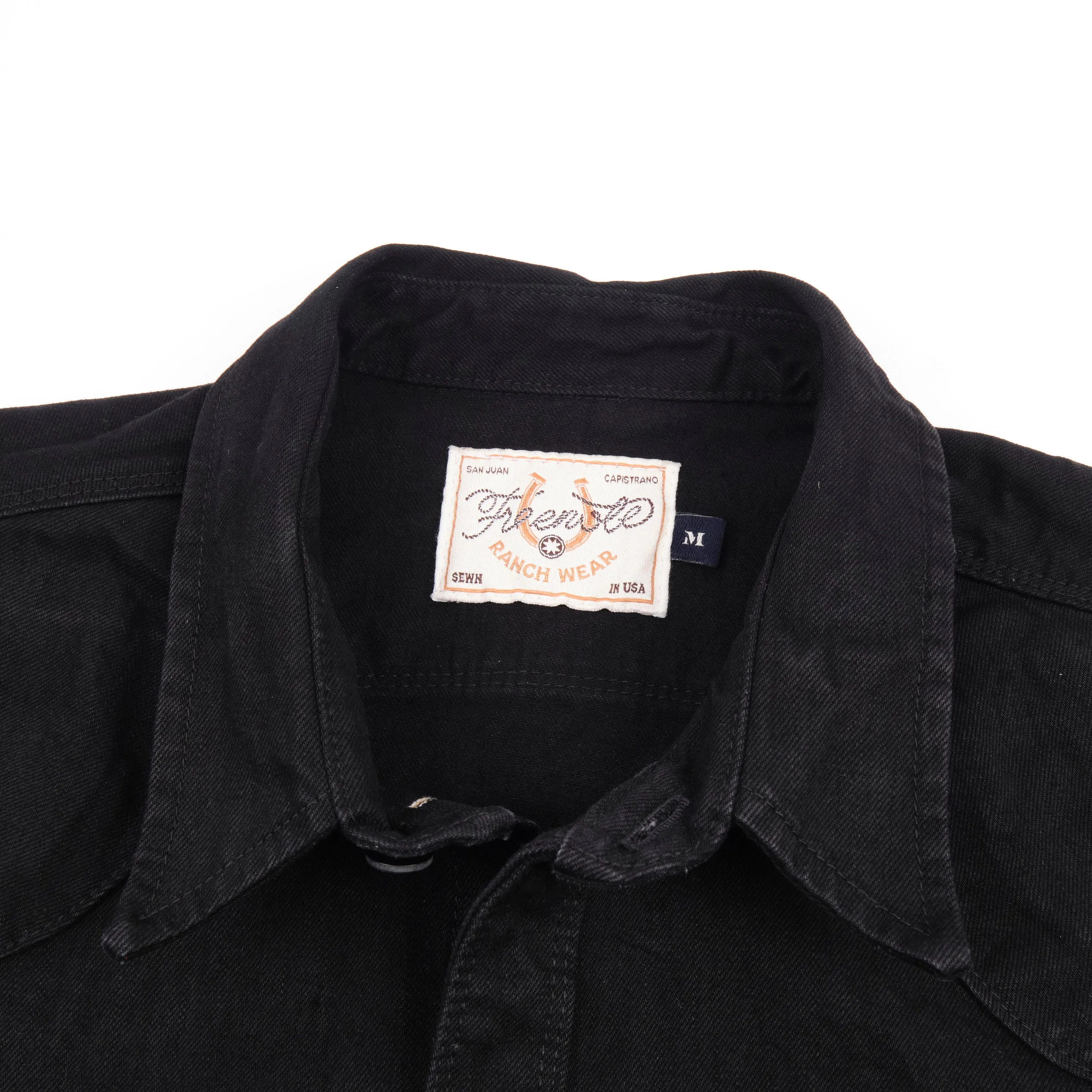 Modern Western 13 Ounce Black Denim sold by Freenote Cloth product image thumbnail 2