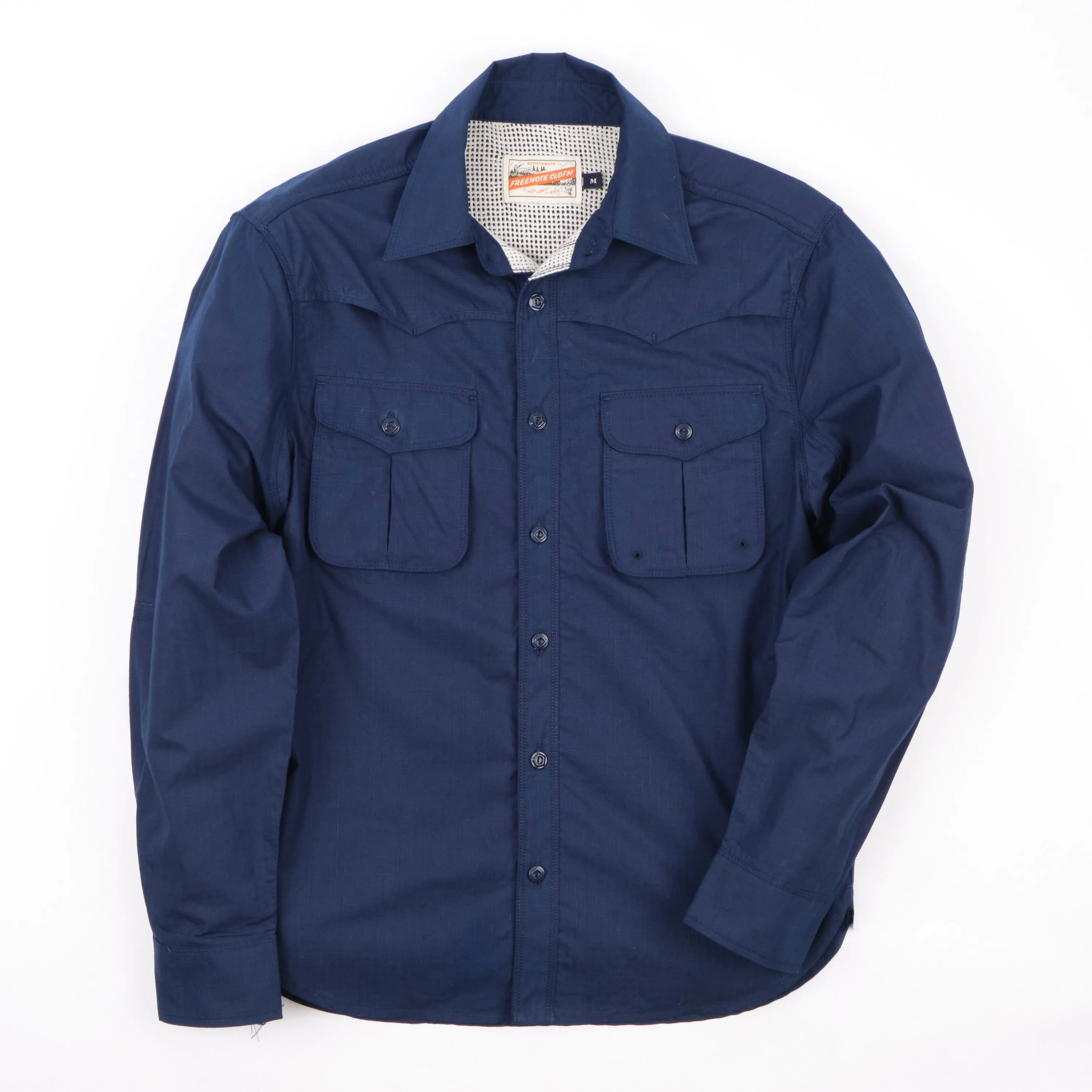 Eldora Indigo Ripstop sold by Freenote Cloth