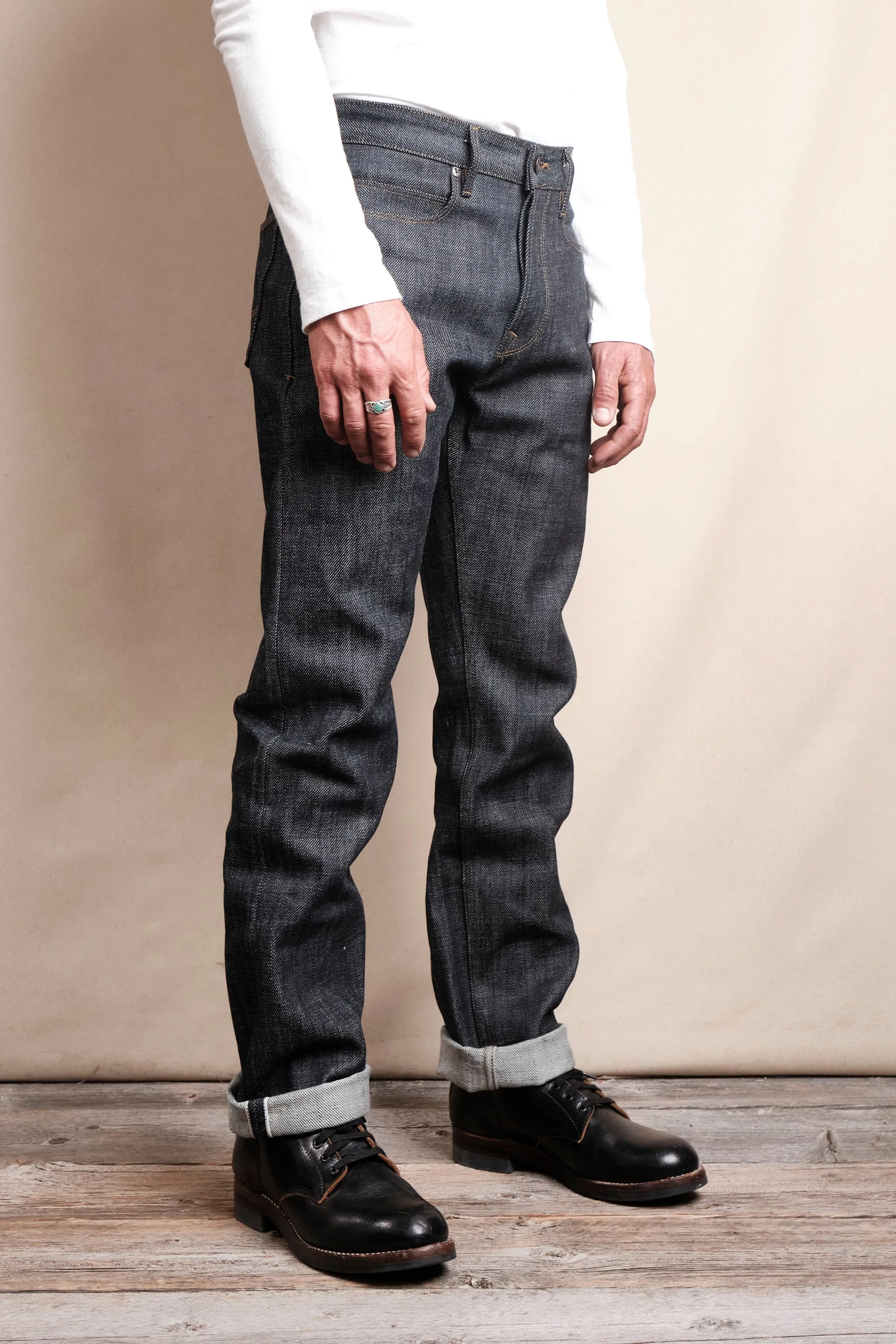 Trabuco Classic Straight 20 Ounce Indigo Denim sold by Freenote Cloth product image thumbnail 3