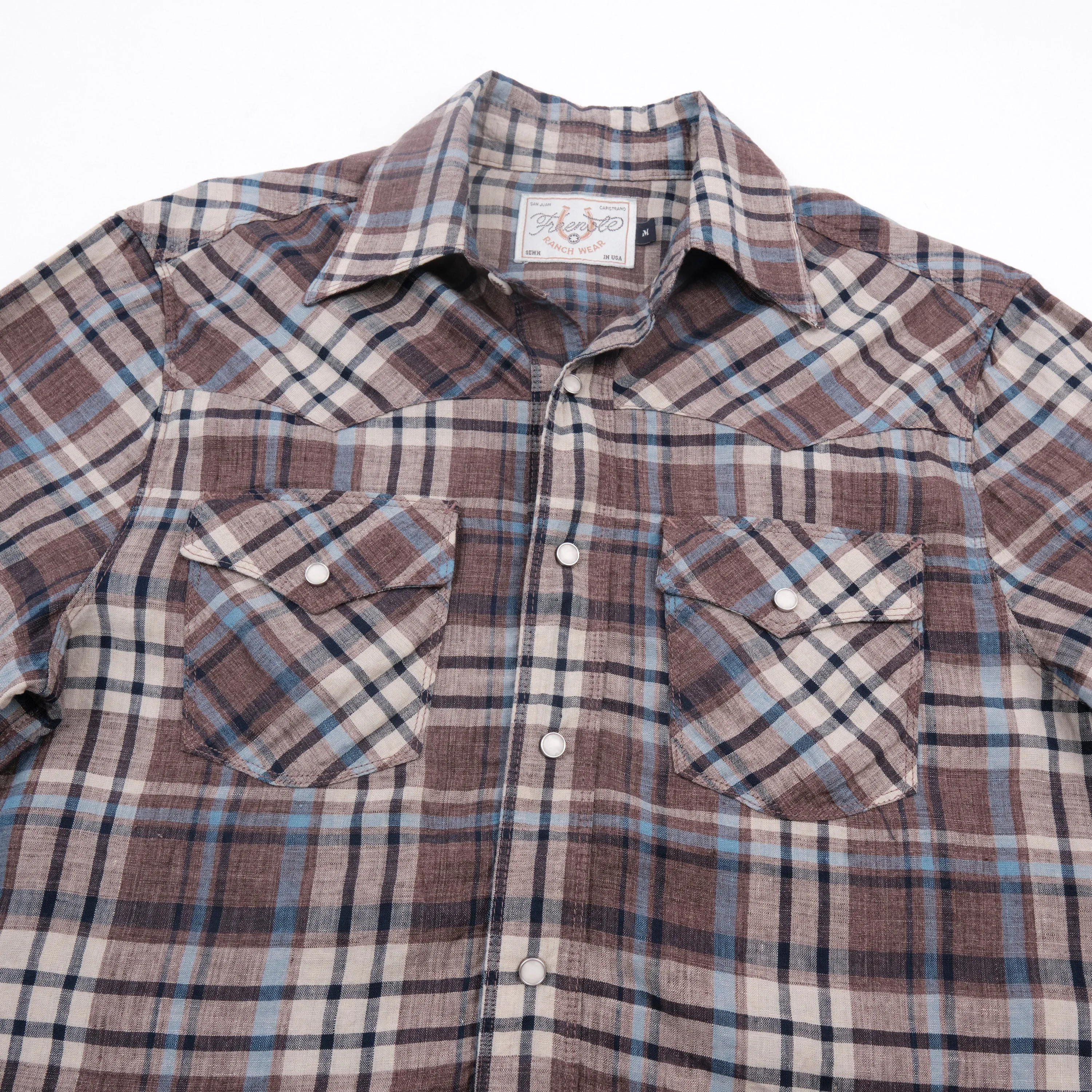 Western Scout Pheasant Brown Plaid sold by Freenote Cloth product image thumbnail 4