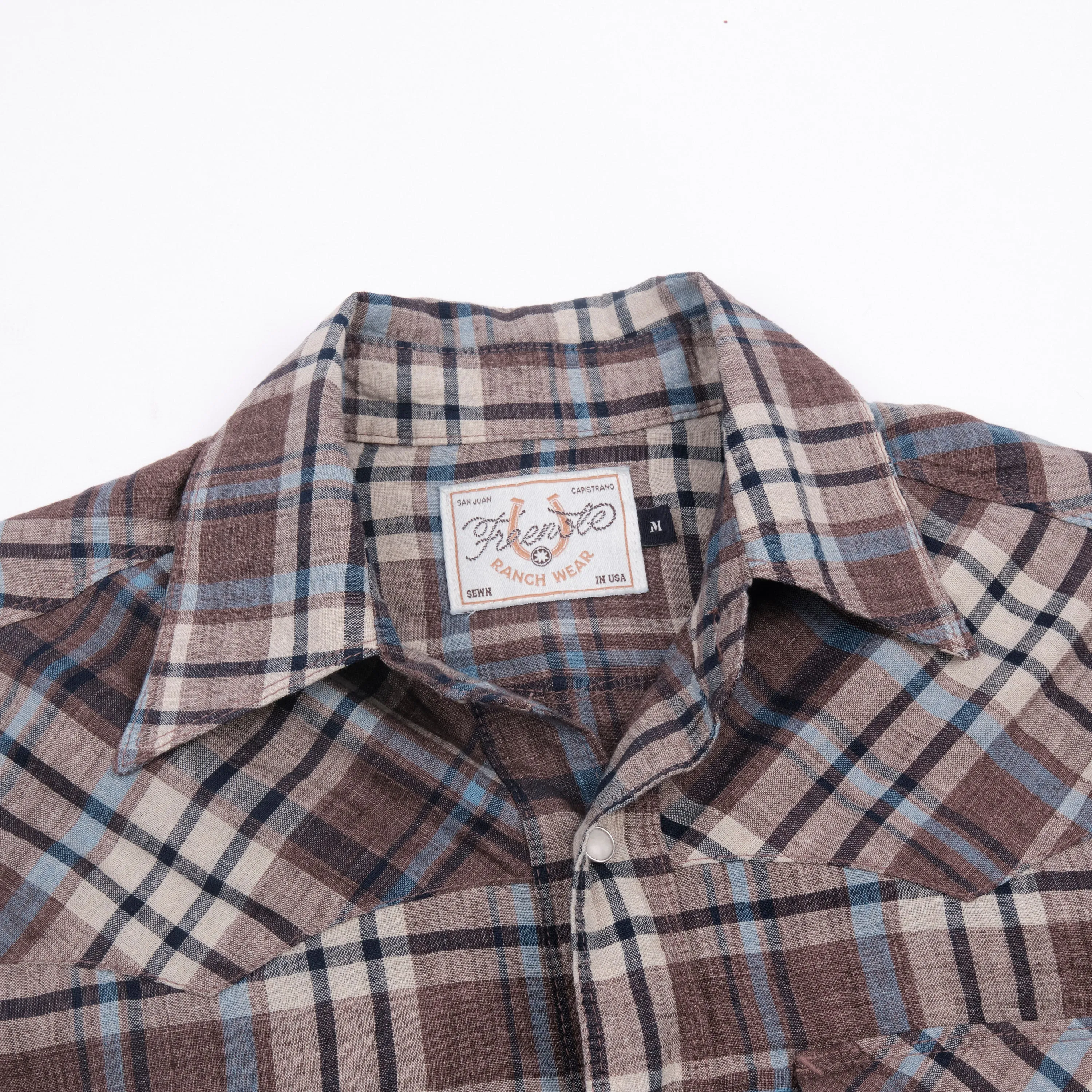 Western Scout Pheasant Brown Plaid sold by Freenote Cloth product image thumbnail 3