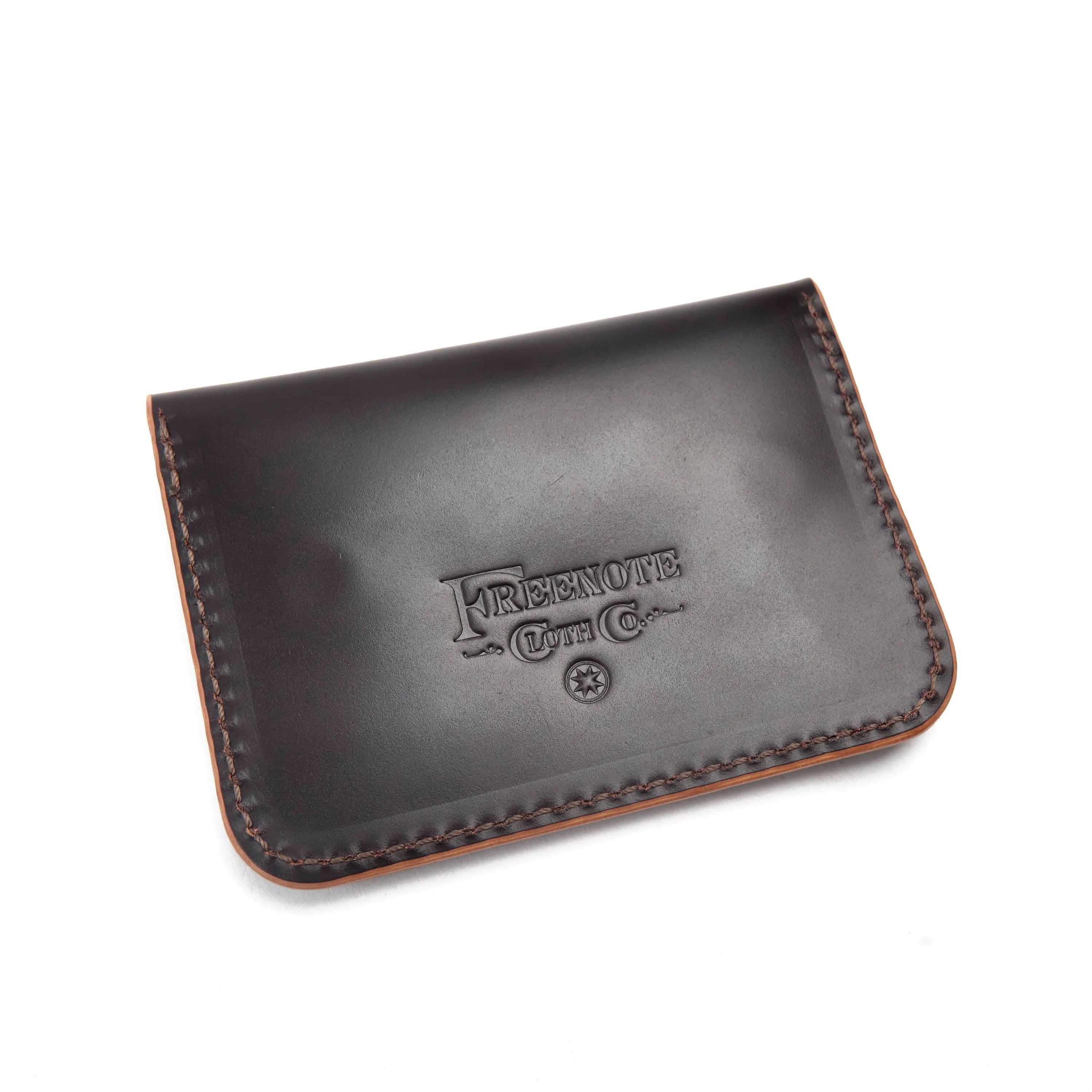 GOLDEN AGE SUPPLY CO. - MARYAM SHELL CORDOVAN BURGUNDY - SMALL TRUCKER WALLET sold by Freenote Cloth product image thumbnail 4