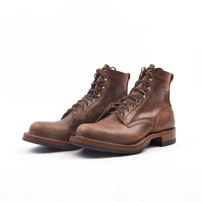 PRE ORDER - FREENOTE CLOTH X WHITE'S BOOTS - 55 LAST CRUISER BOOT - "CRAZY COW" URBAN BROWN sold by Freenote Cloth