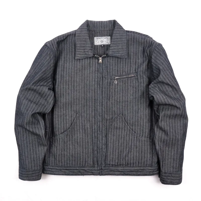 Kirthwood Grey Herringbone made by Freenote Cloth