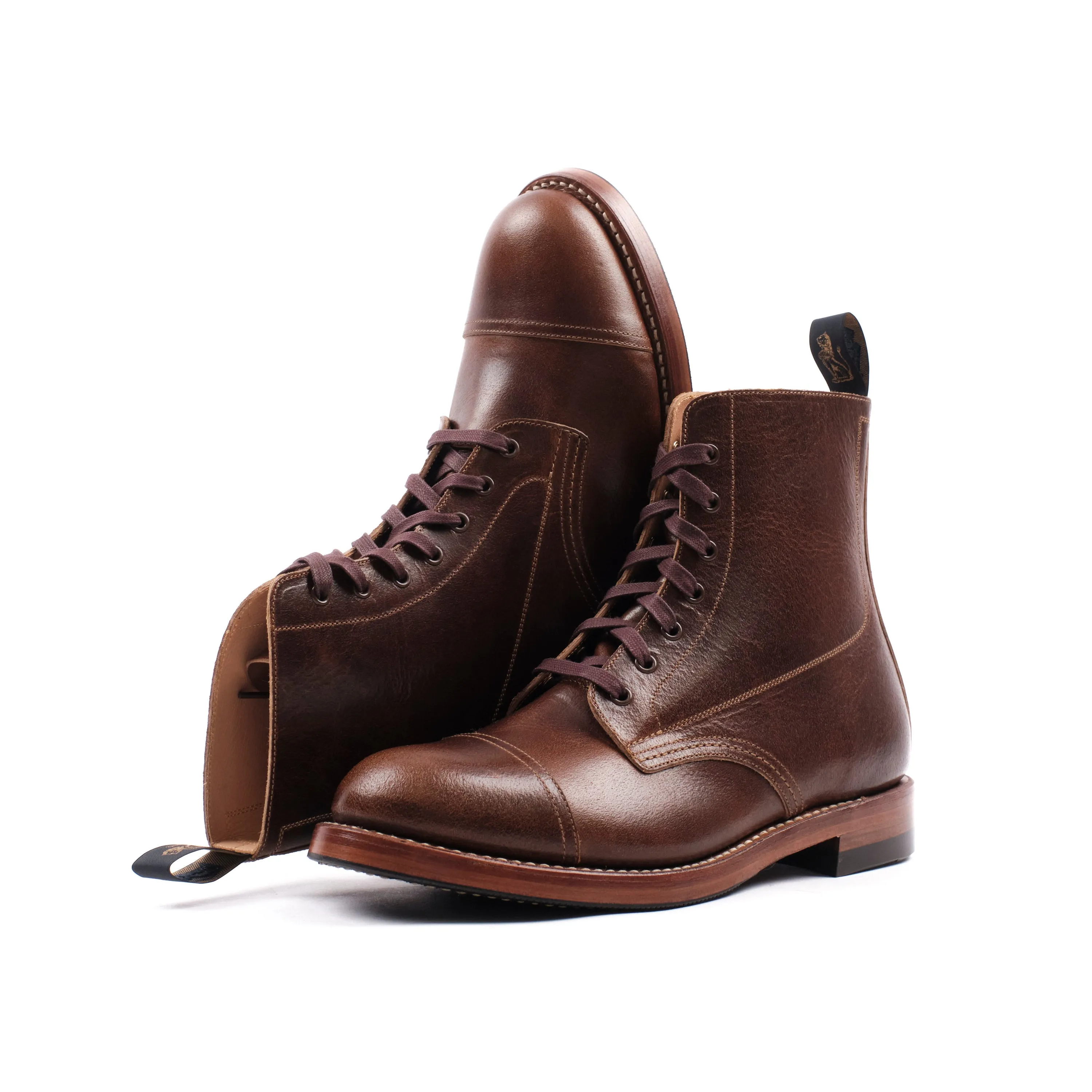 John Lofgren Montgomery Boot - Horween SHF Horsehide Havana sold by Freenote Cloth product image thumbnail 2