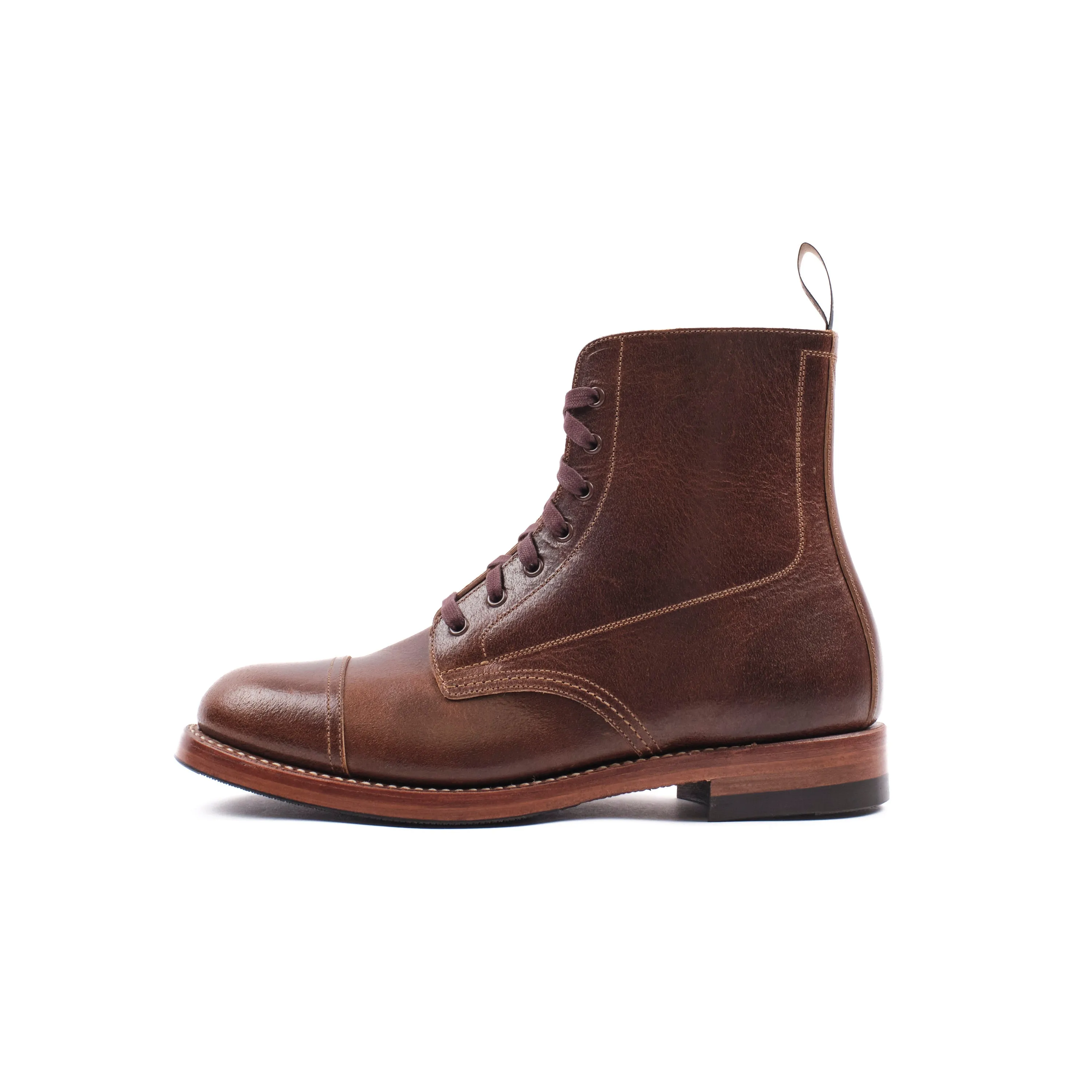 John Lofgren Montgomery Boot - Horween SHF Horsehide Havana sold by Freenote Cloth product image thumbnail 4